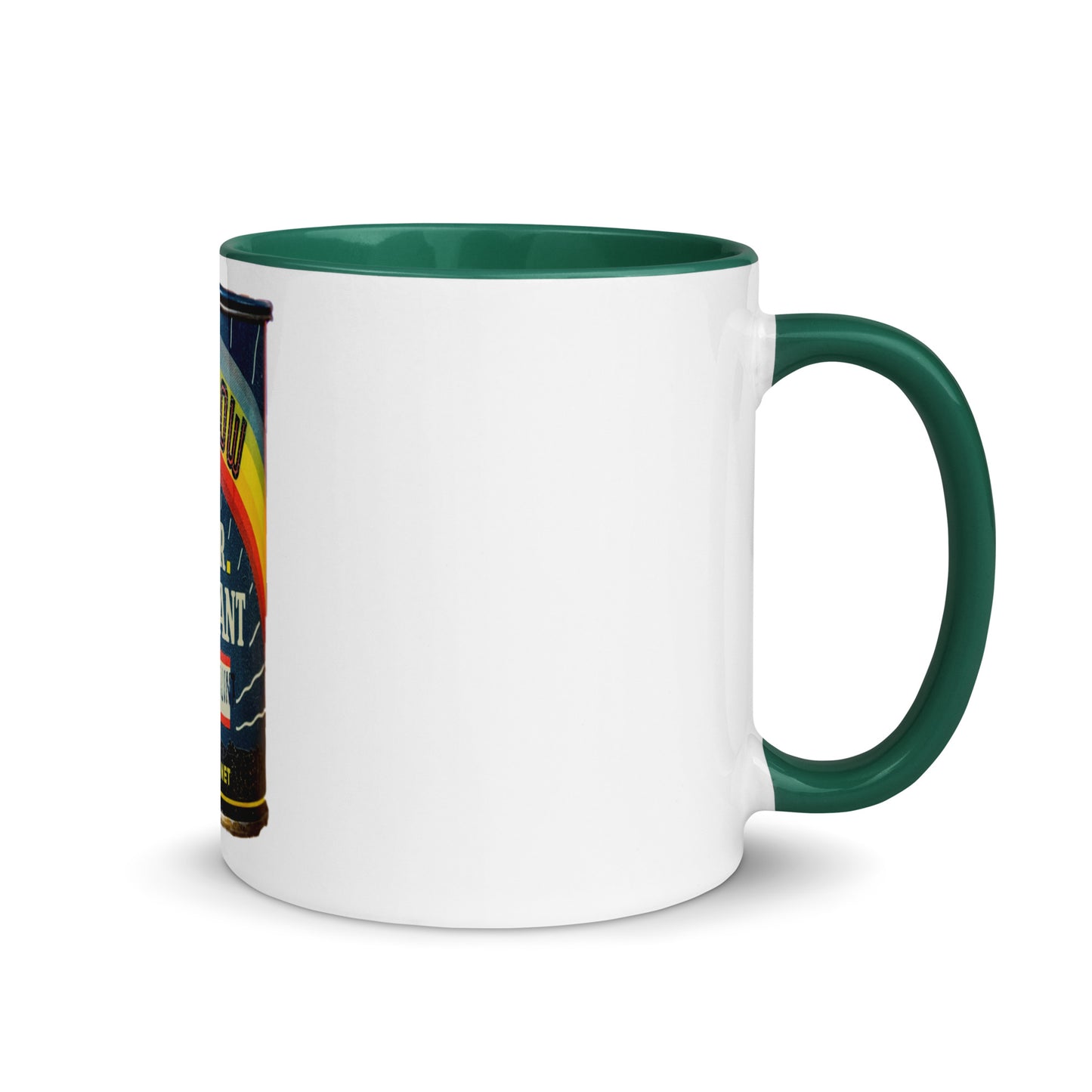 Vintage Grease Soup Can Style Mug with Color Inside