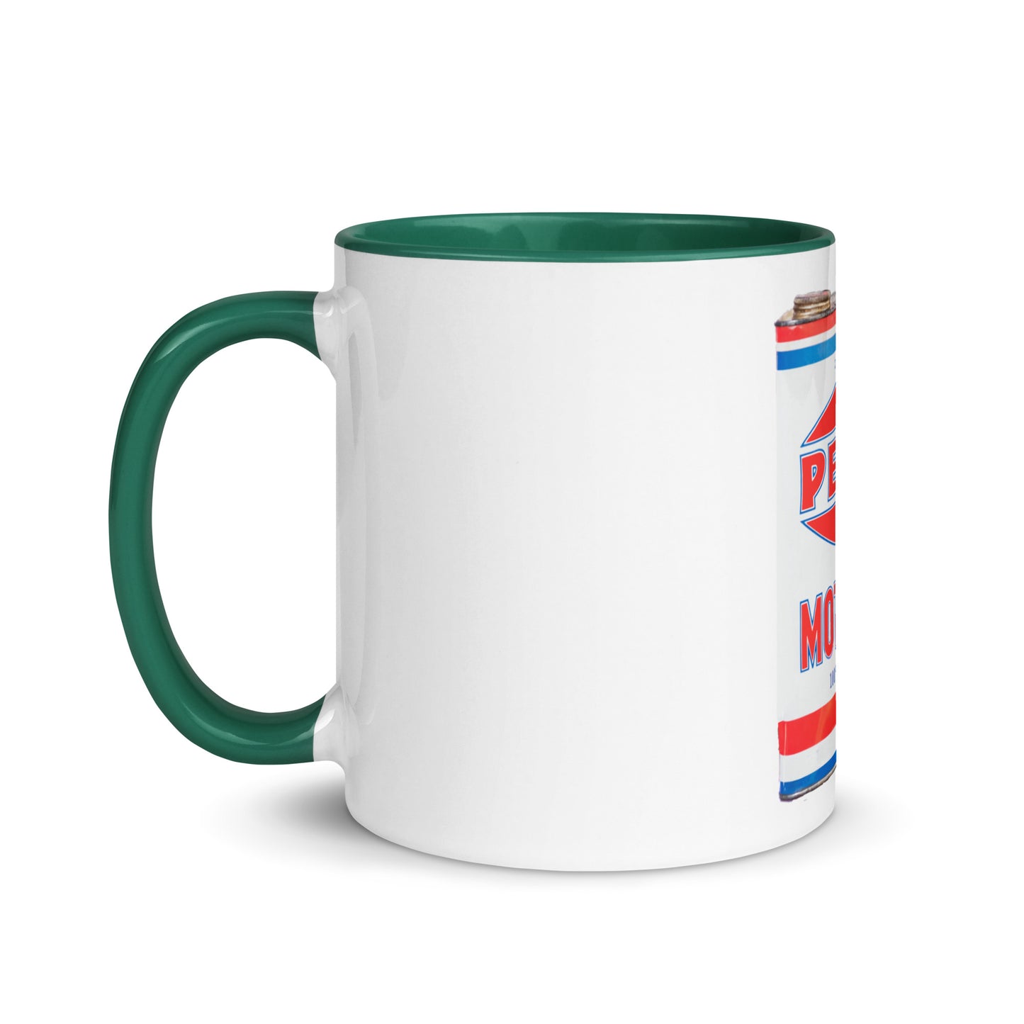 Vintage Petco Oil Can Mug with Color Inside