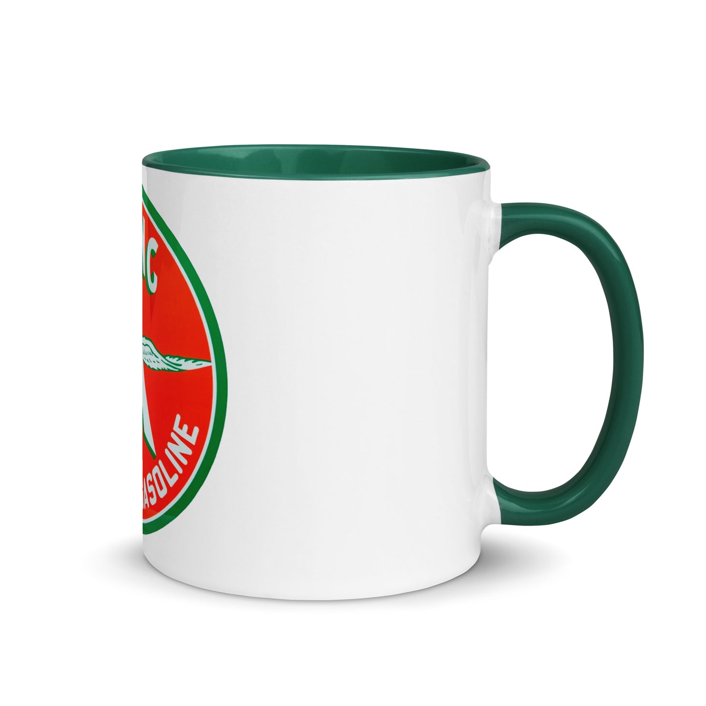 Vintage Flying A Porcelain Style Design Mug with Color Inside