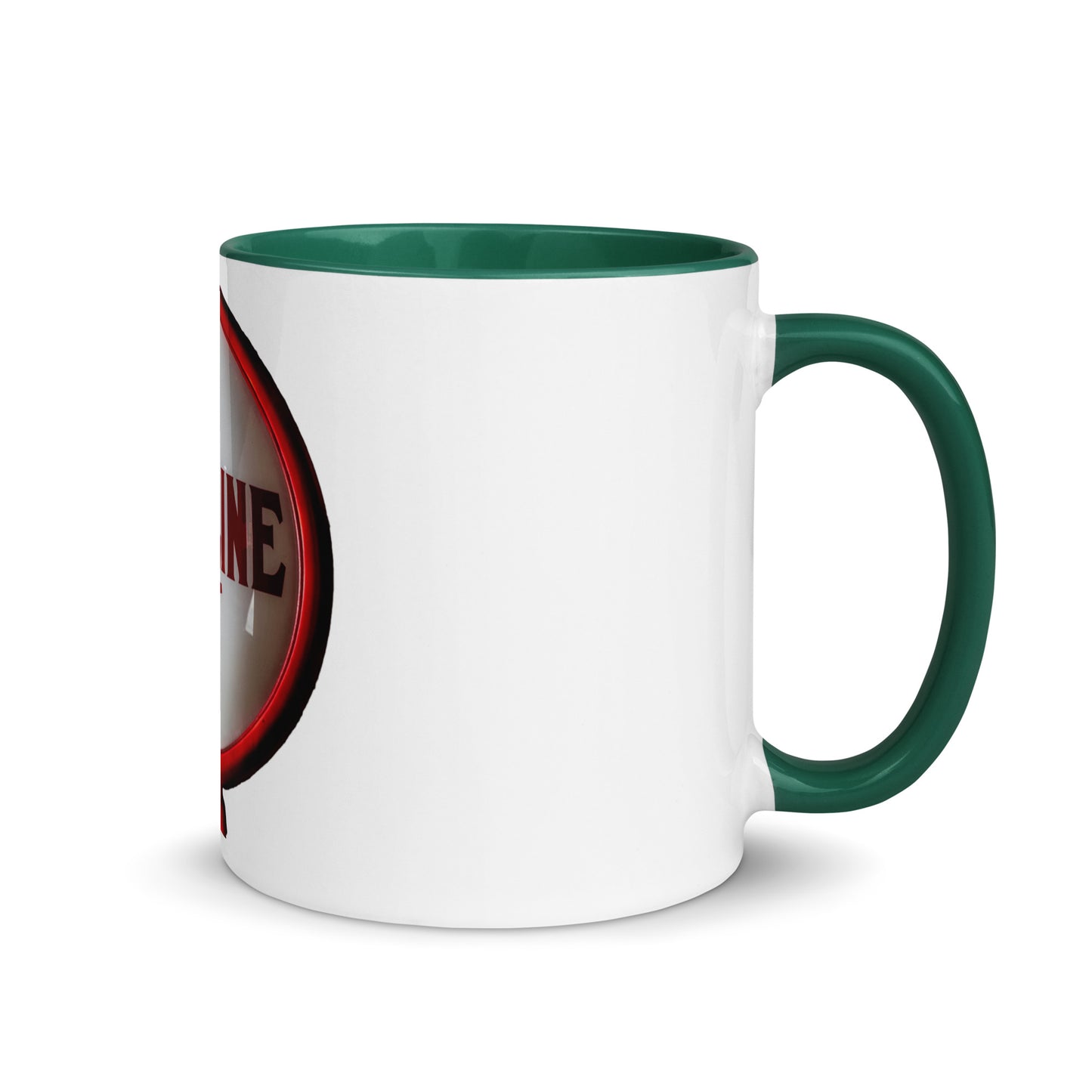 Vintage Gas Globe design Mug with Color Inside