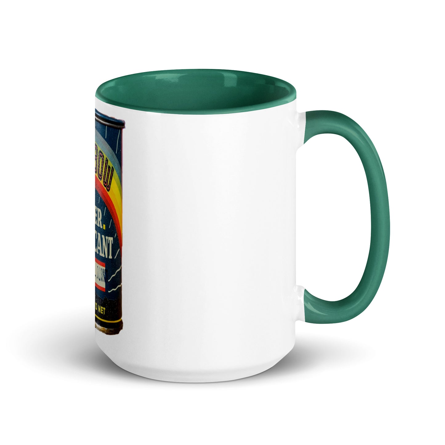Vintage Grease Soup Can Style Mug with Color Inside