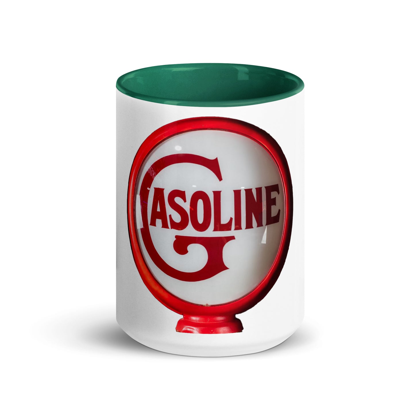 Vintage Gas Globe design Mug with Color Inside