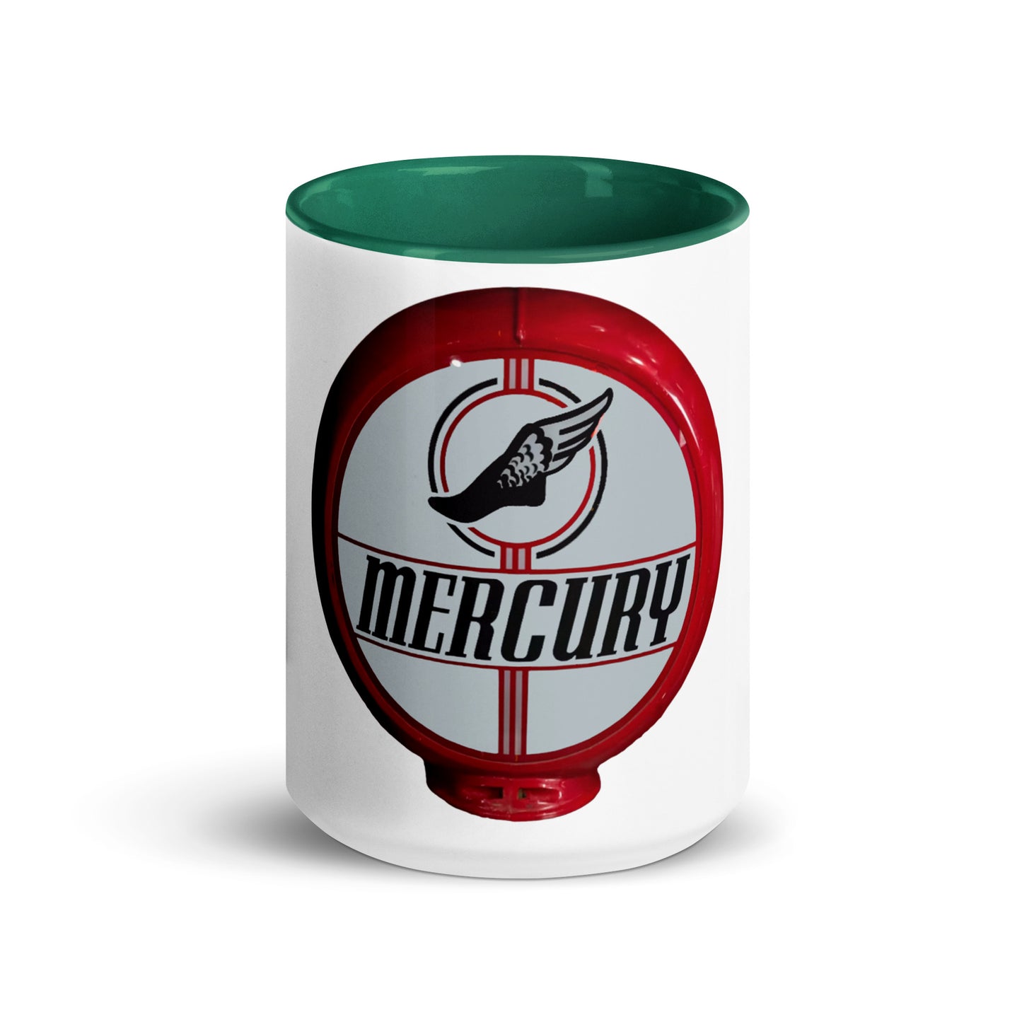 Retro Mercury Gas Globe Style Mug with Color Inside