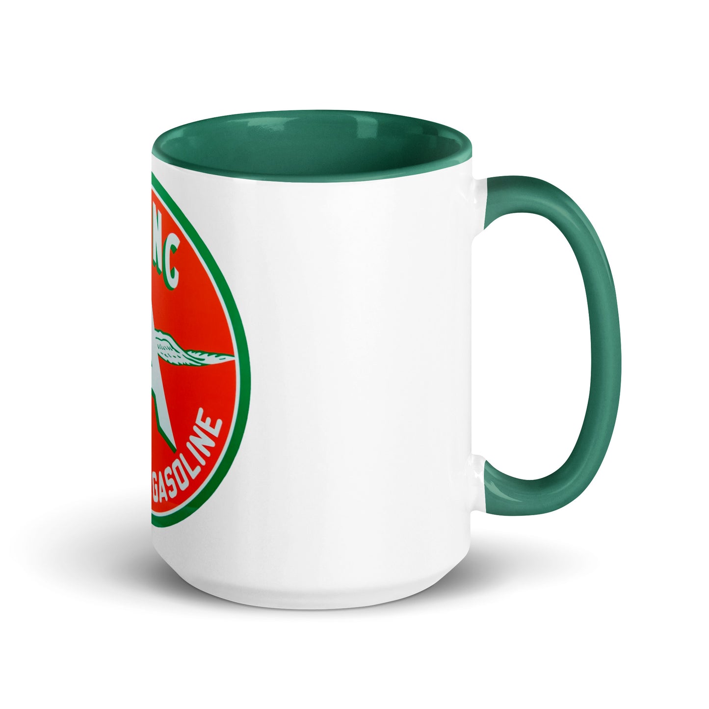 Vintage Flying A Porcelain Style Design Mug with Color Inside
