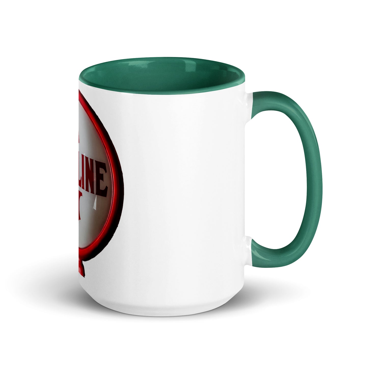 Vintage Gas Globe design Mug with Color Inside