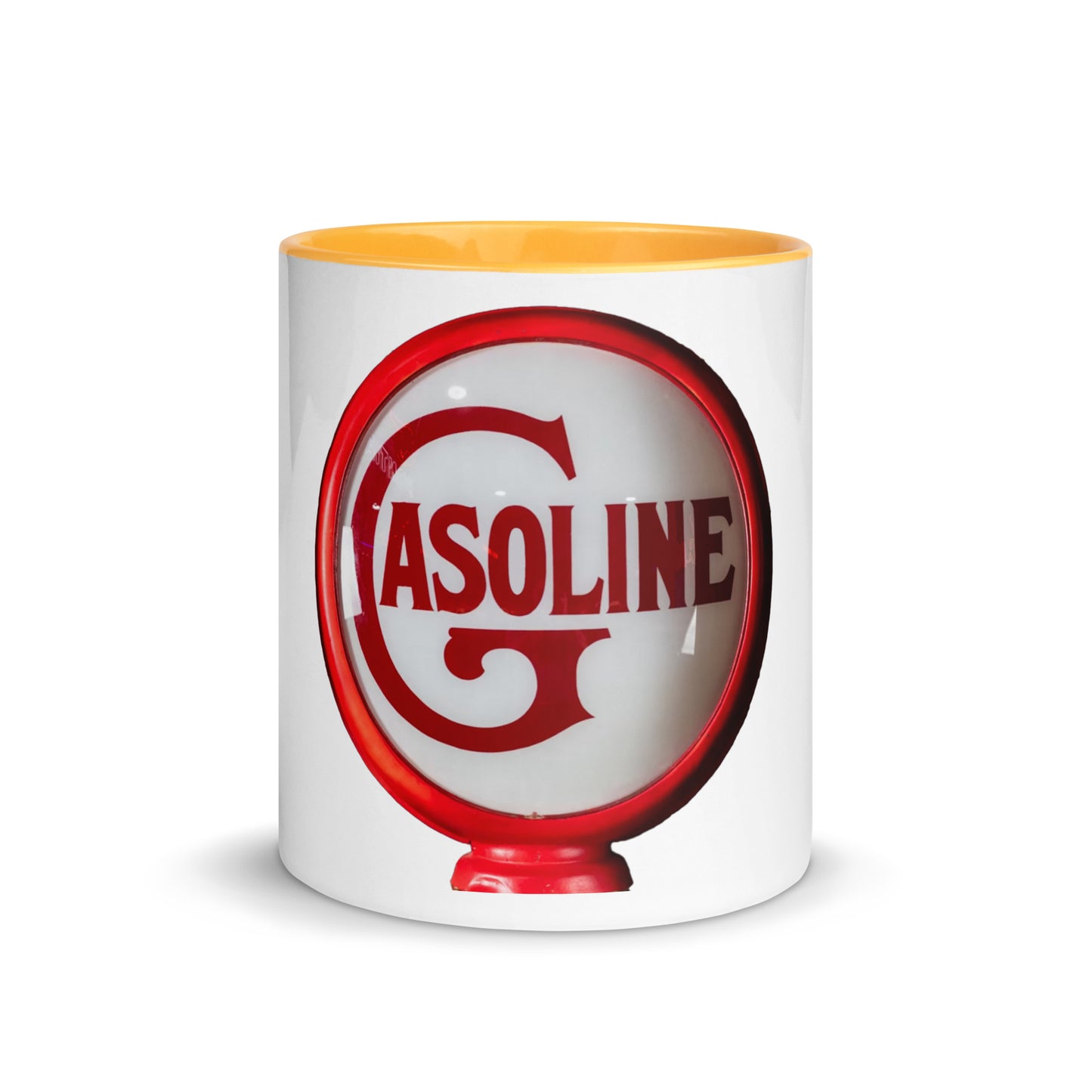Vintage Gas Globe design Mug with Color Inside