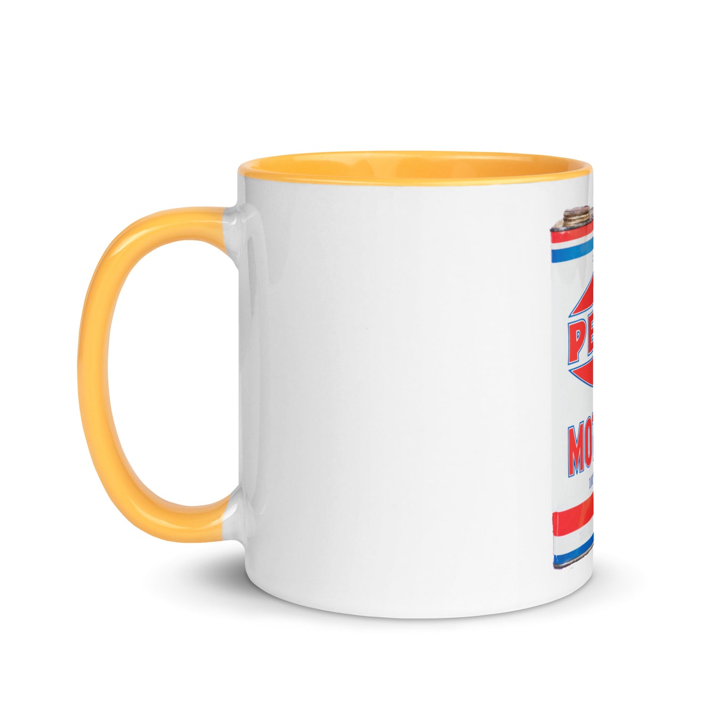 Vintage Petco Oil Can Mug with Color Inside
