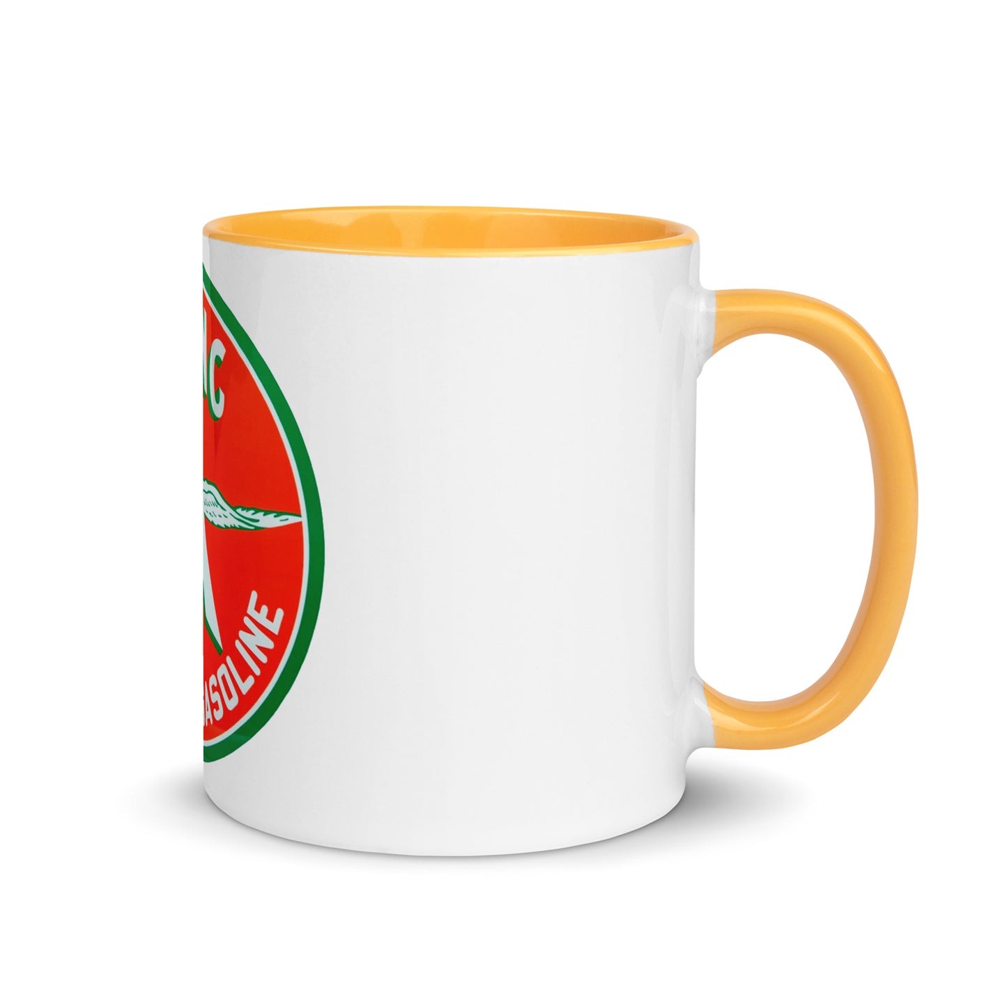 Vintage Flying A Porcelain Style Design Mug with Color Inside