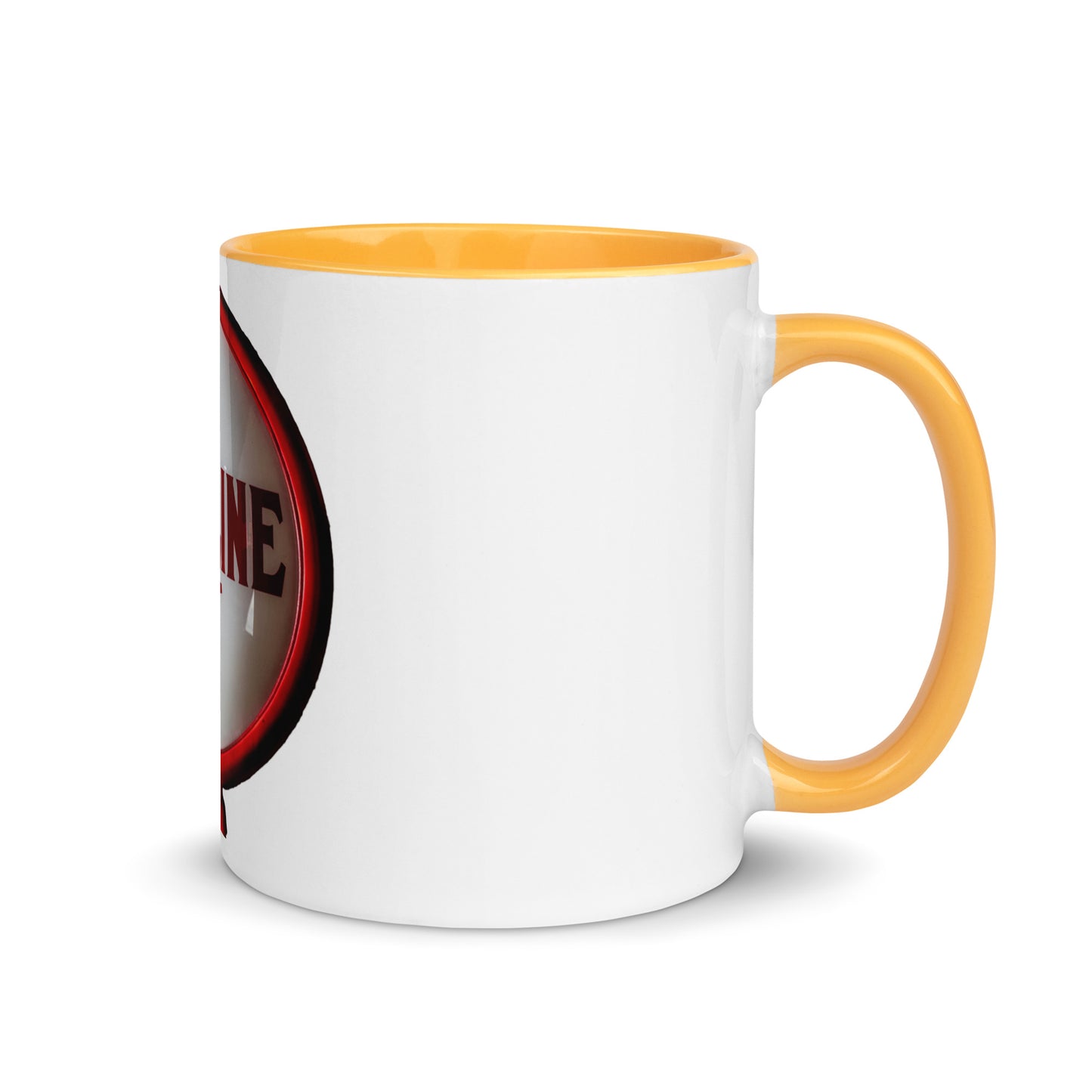 Vintage Gas Globe design Mug with Color Inside