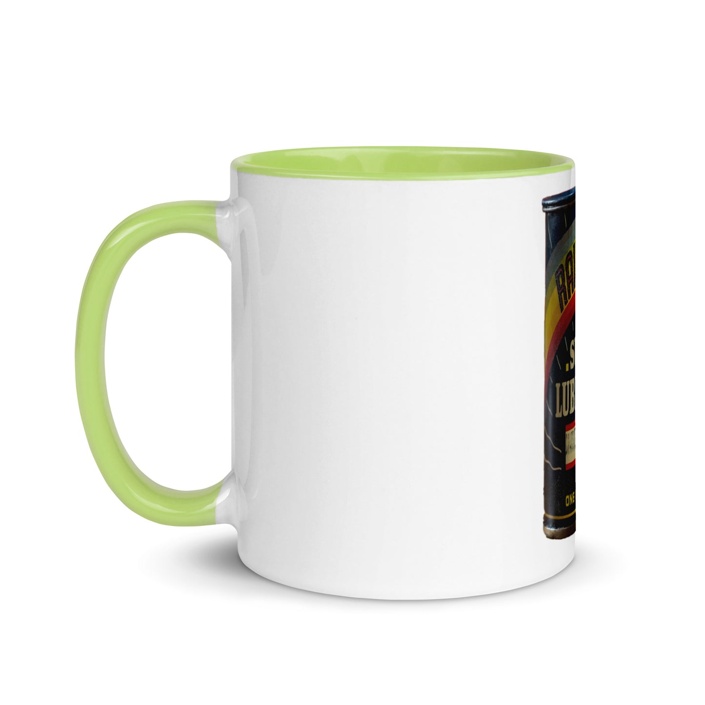 Vintage Grease Soup Can Style Mug with Color Inside