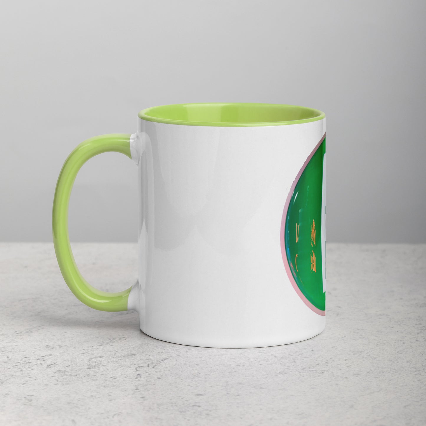 Edsel Globe Style Design Mug with Color Inside