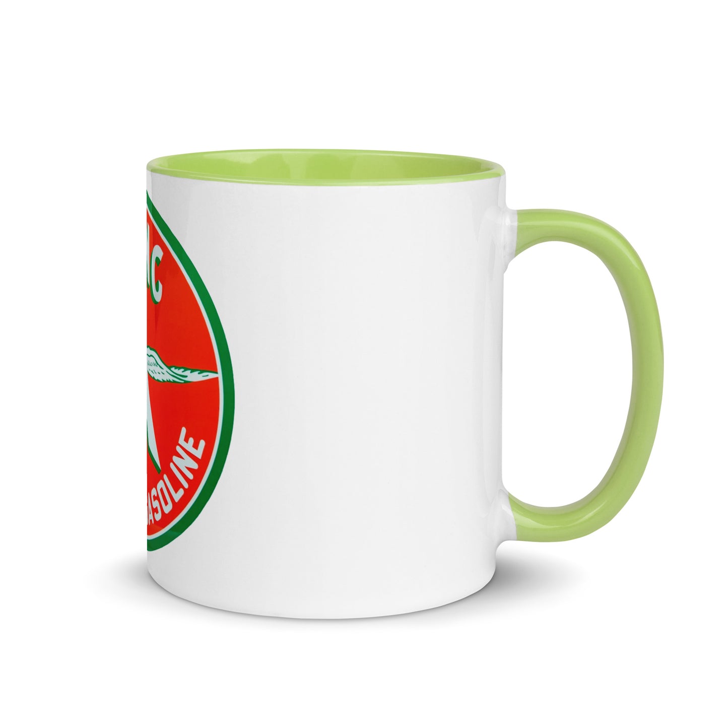 Vintage Flying A Porcelain Style Design Mug with Color Inside