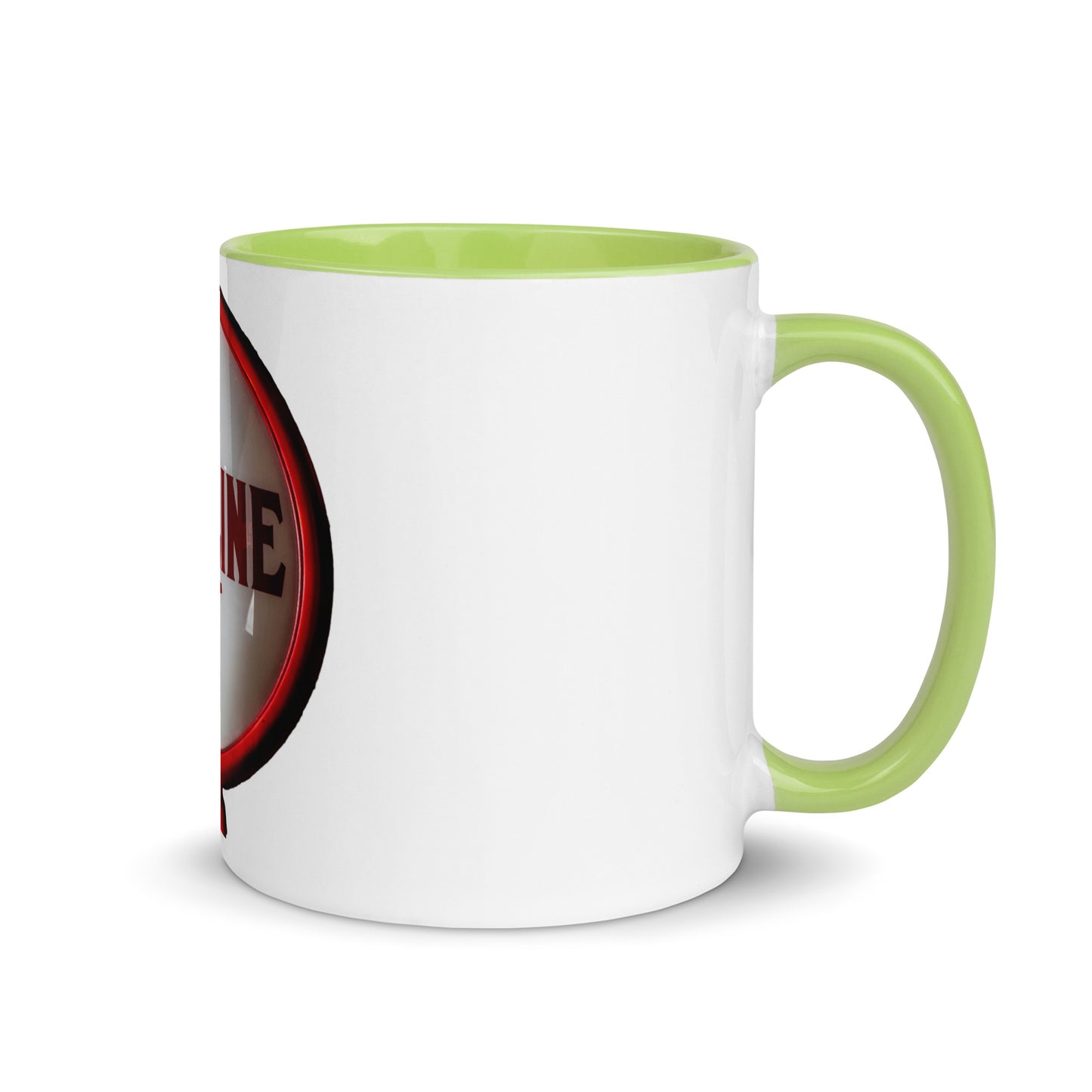 Vintage Gas Globe design Mug with Color Inside