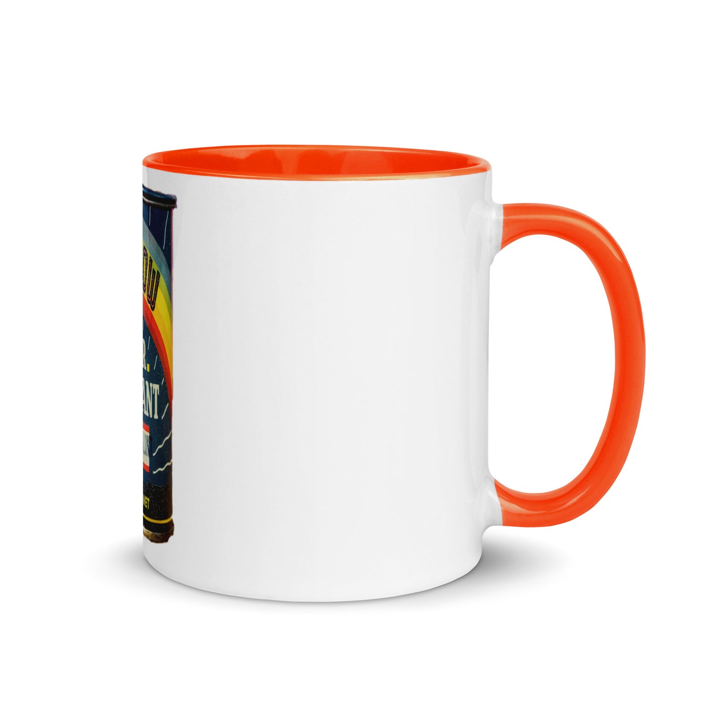 Vintage Grease Soup Can Style Mug with Color Inside