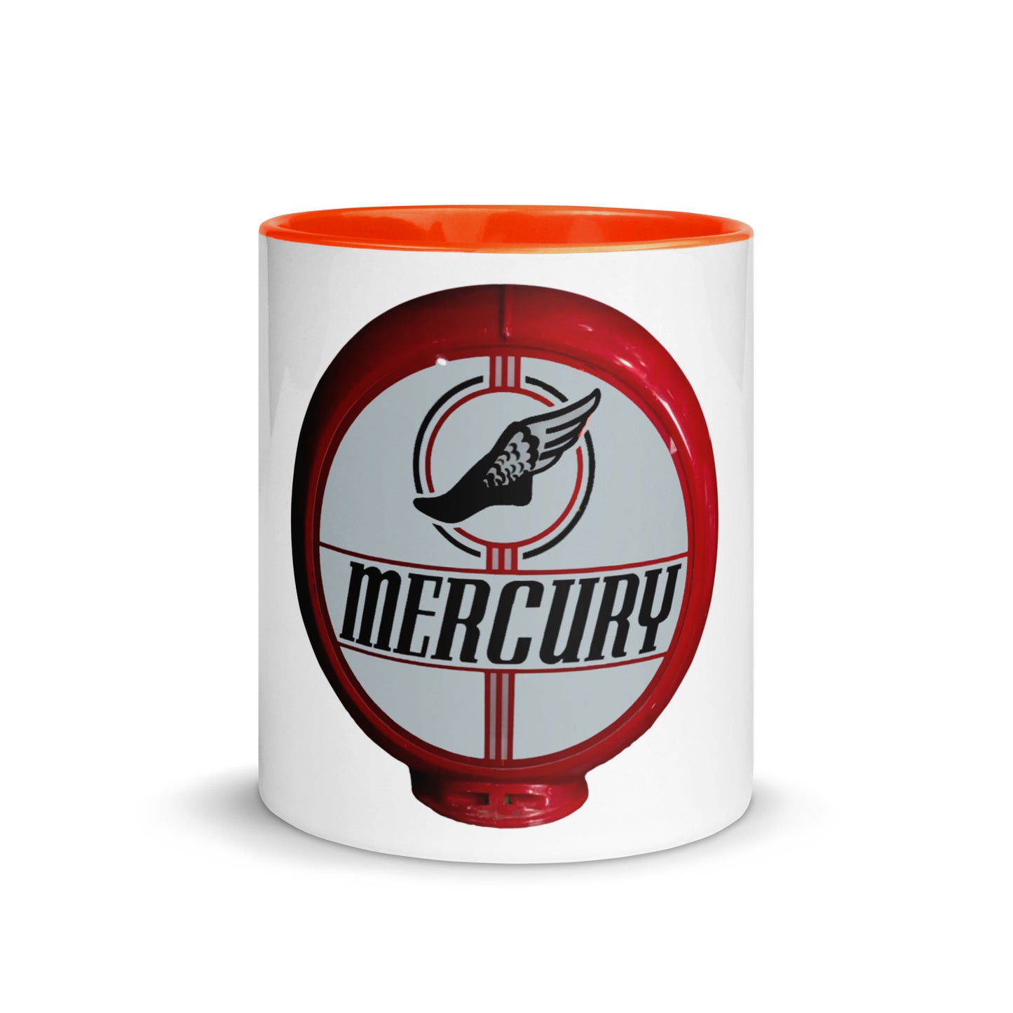 Retro Mercury Gas Globe Style Mug with Color Inside