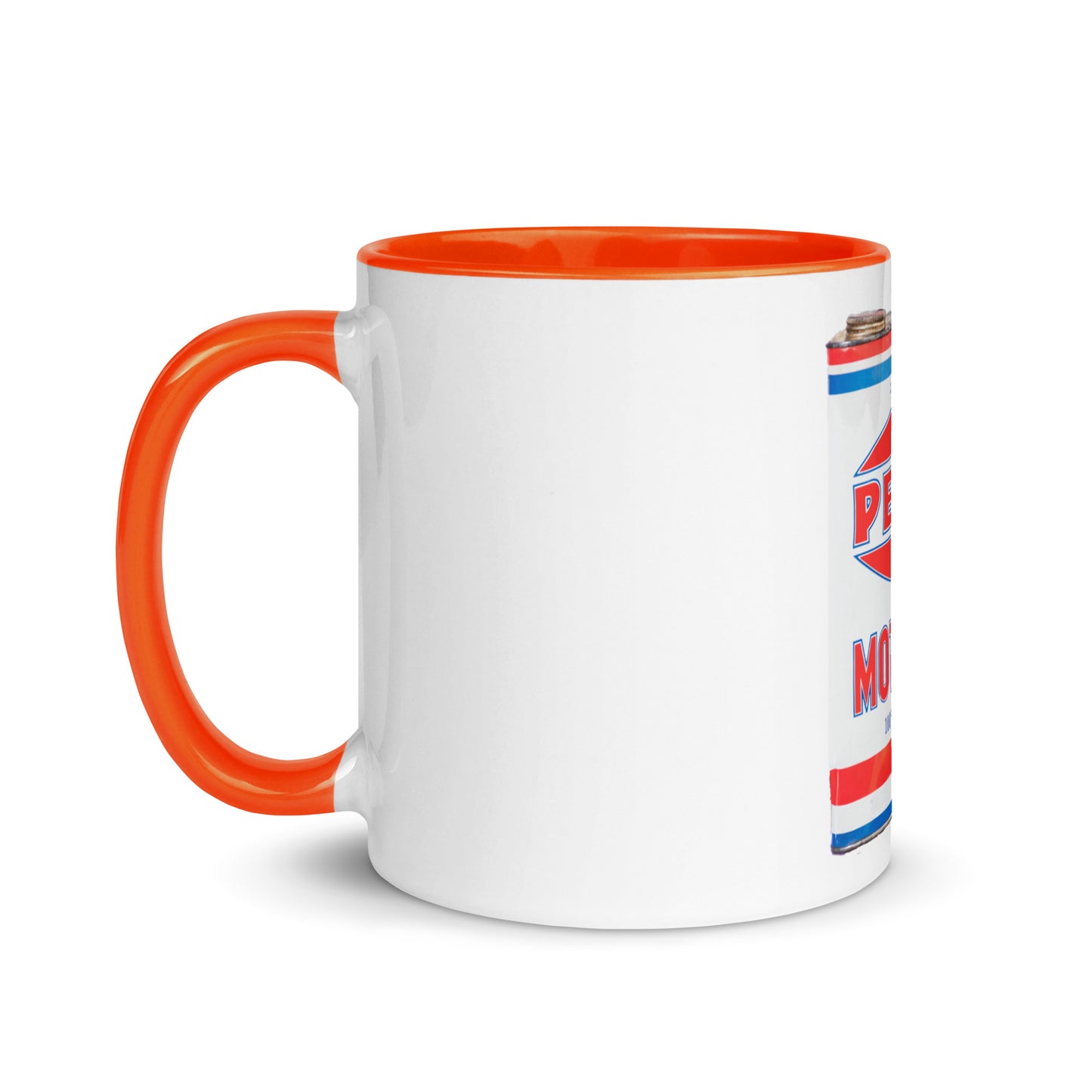 Vintage Petco Oil Can Mug with Color Inside