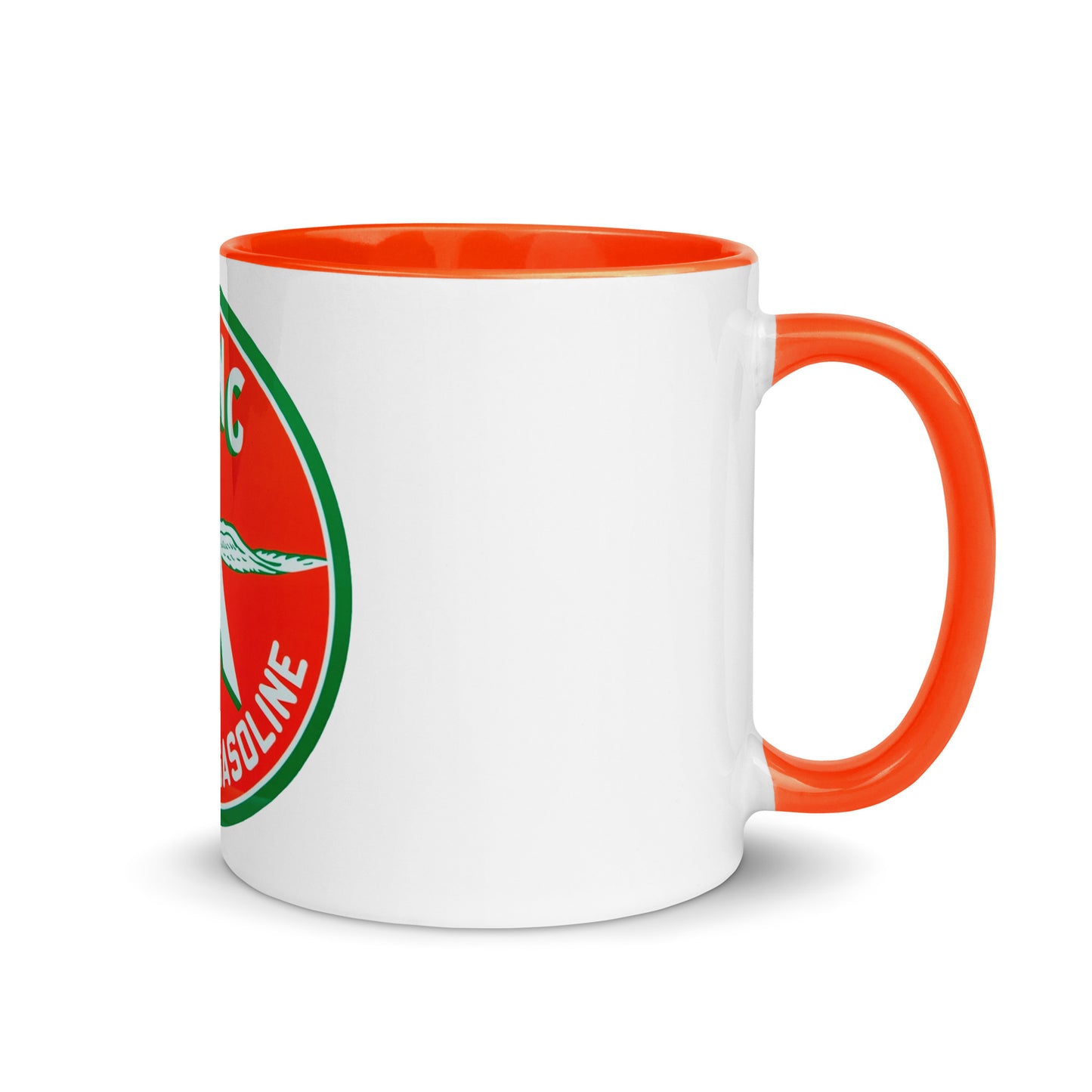 Vintage Flying A Porcelain Style Design Mug with Color Inside