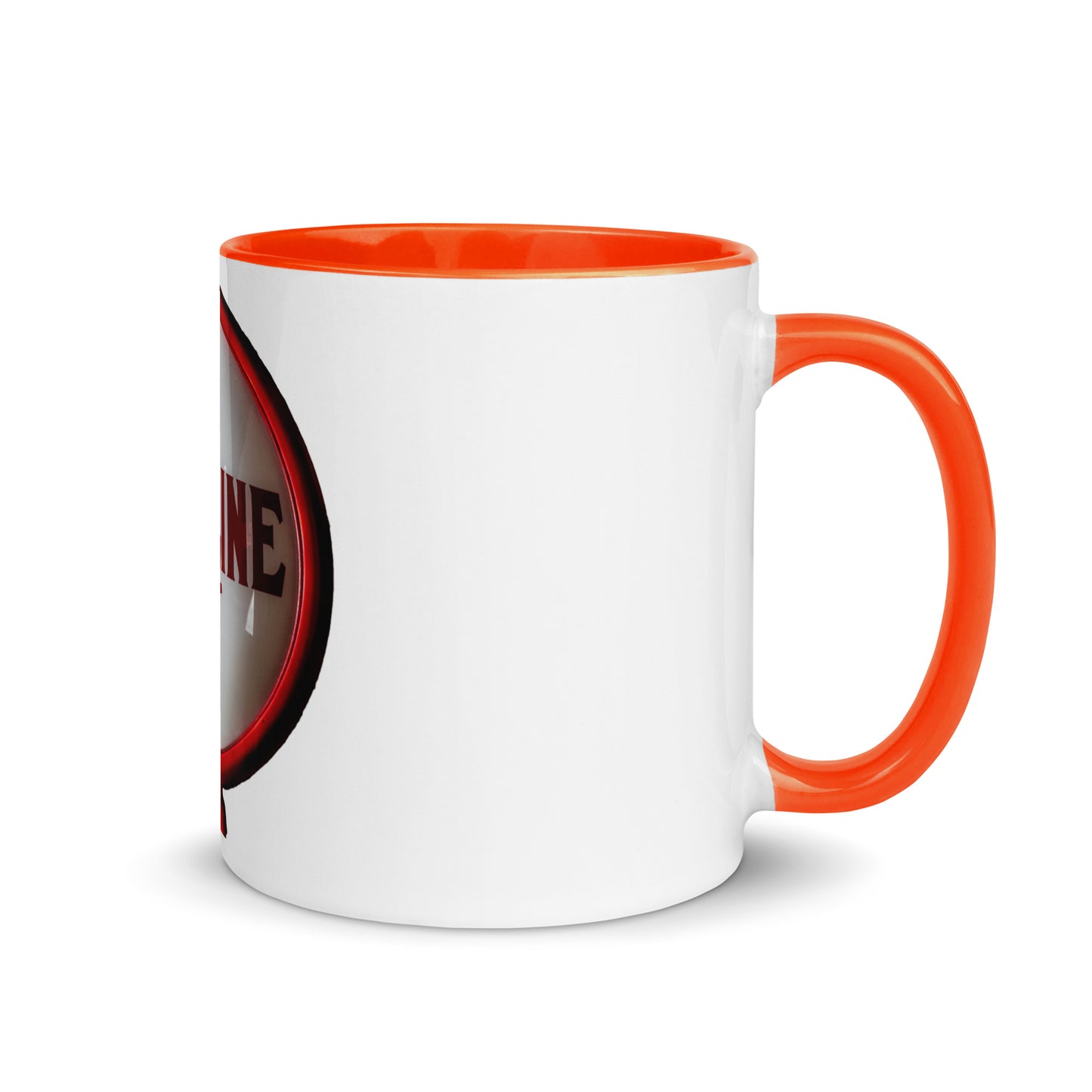 Vintage Gas Globe design Mug with Color Inside