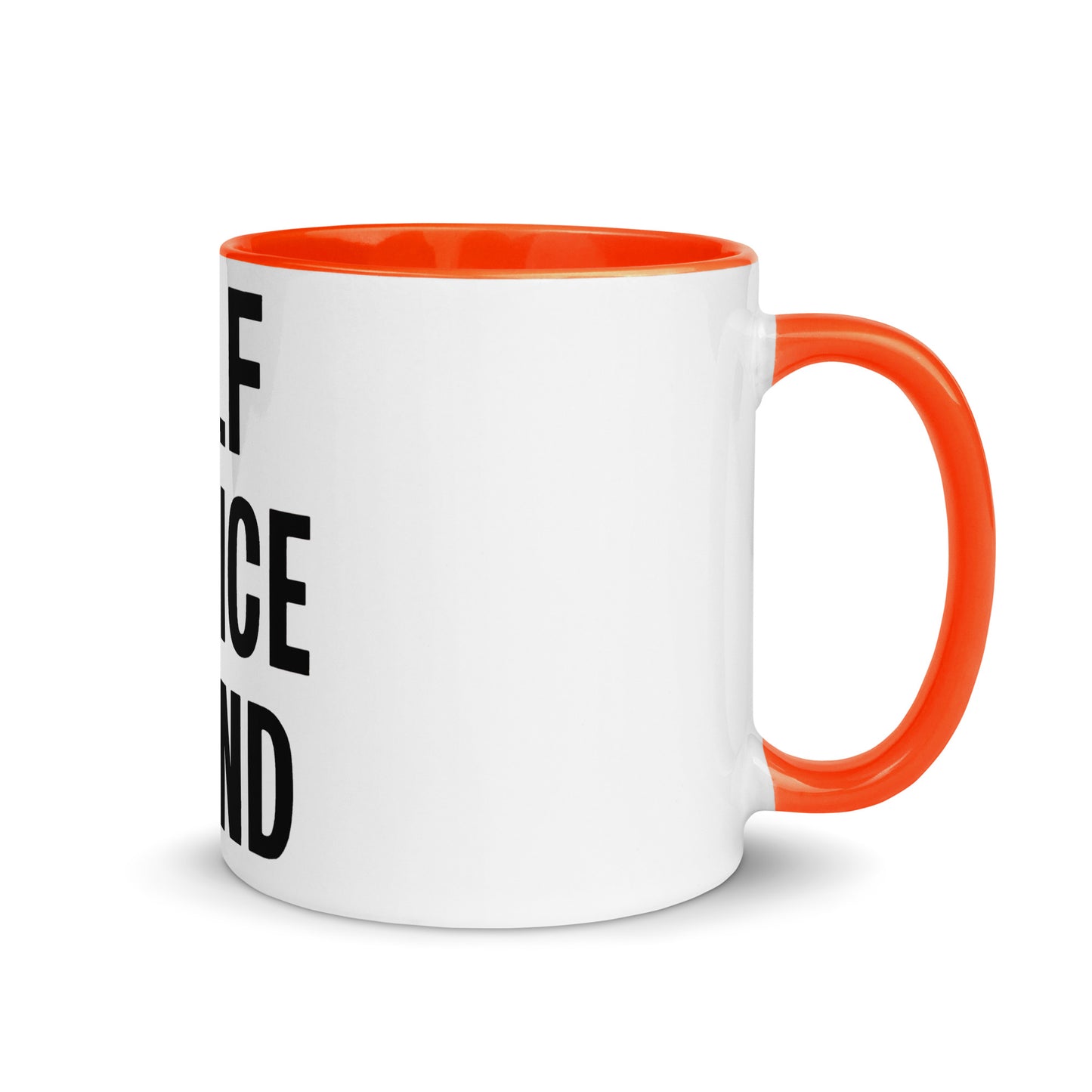 Self Service Island Design Mug with Color Inside