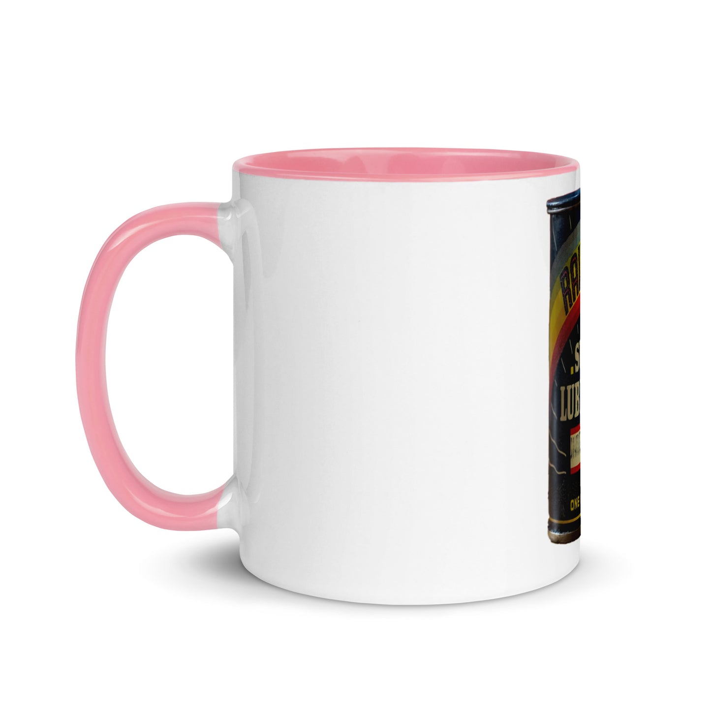 Vintage Grease Soup Can Style Mug with Color Inside
