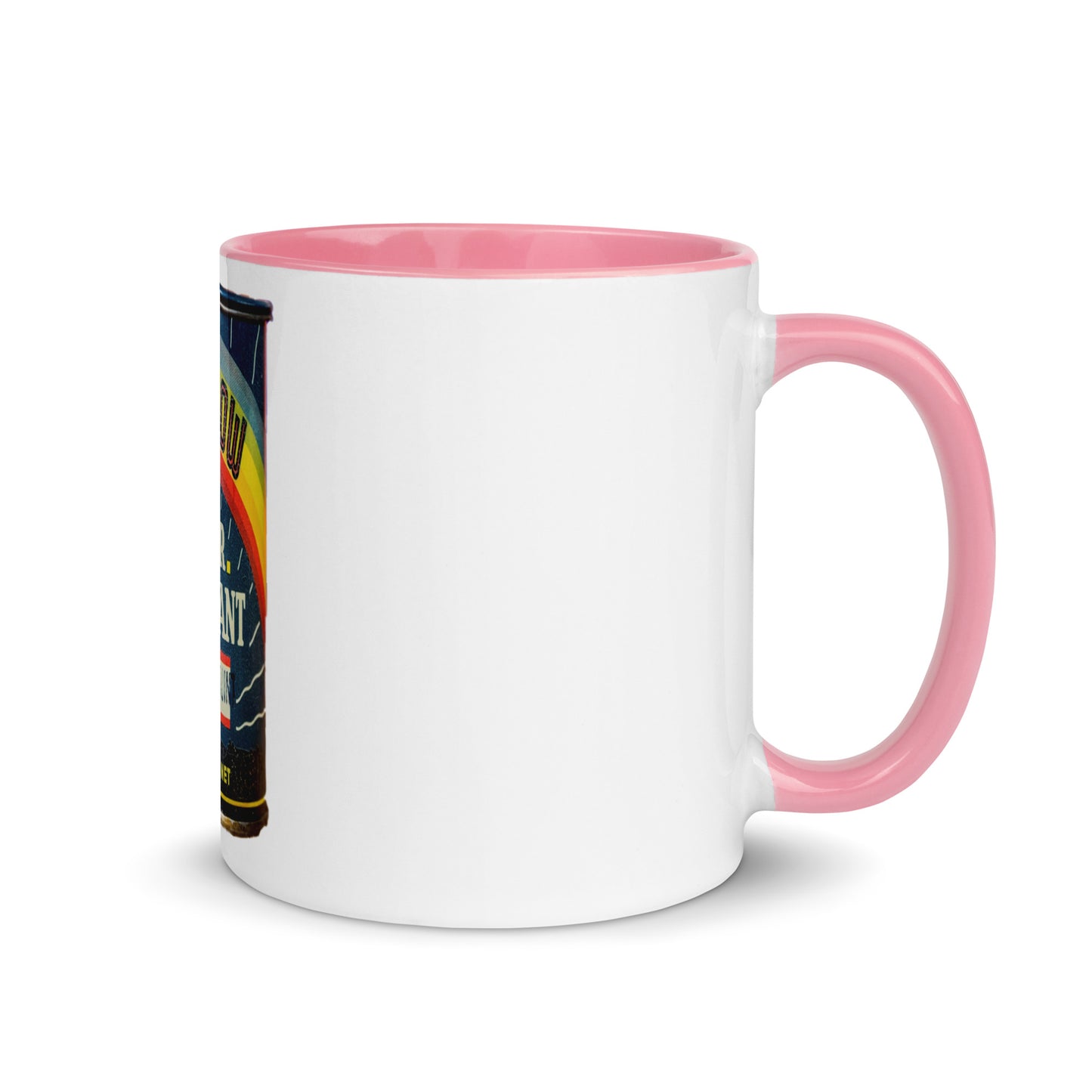 Vintage Grease Soup Can Style Mug with Color Inside