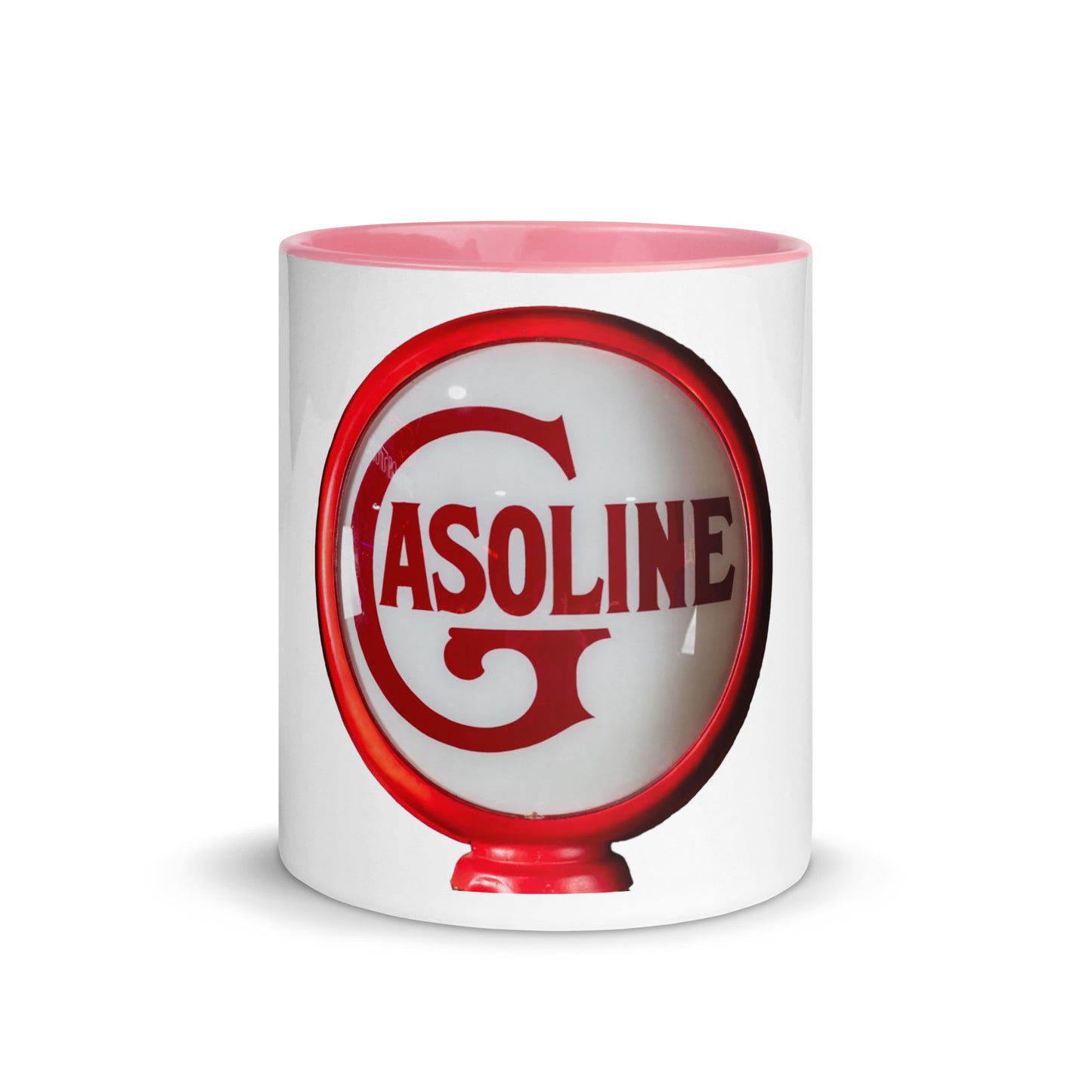 Vintage Gas Globe design Mug with Color Inside