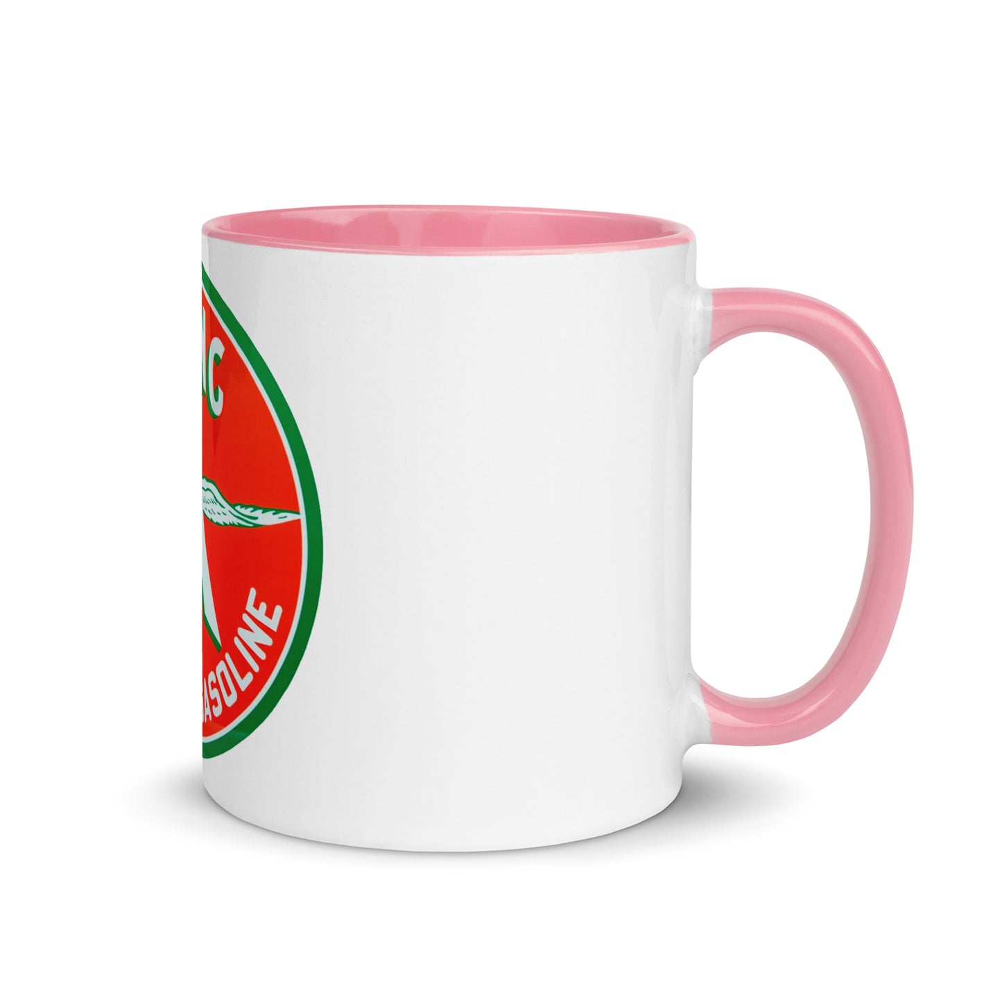 Vintage Flying A Porcelain Style Design Mug with Color Inside