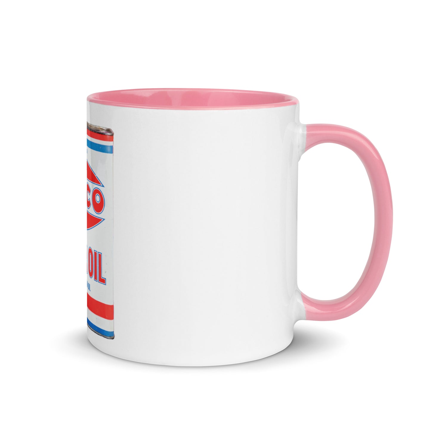 Vintage Petco Oil Can Mug with Color Inside