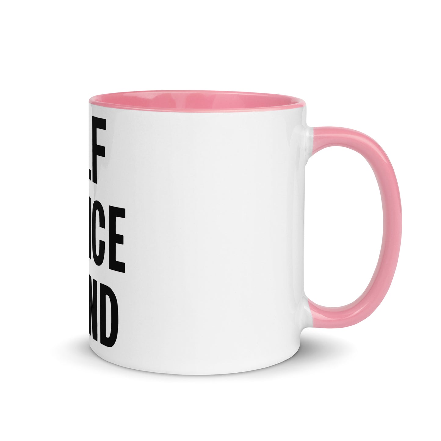 Self Service Island Design Mug with Color Inside