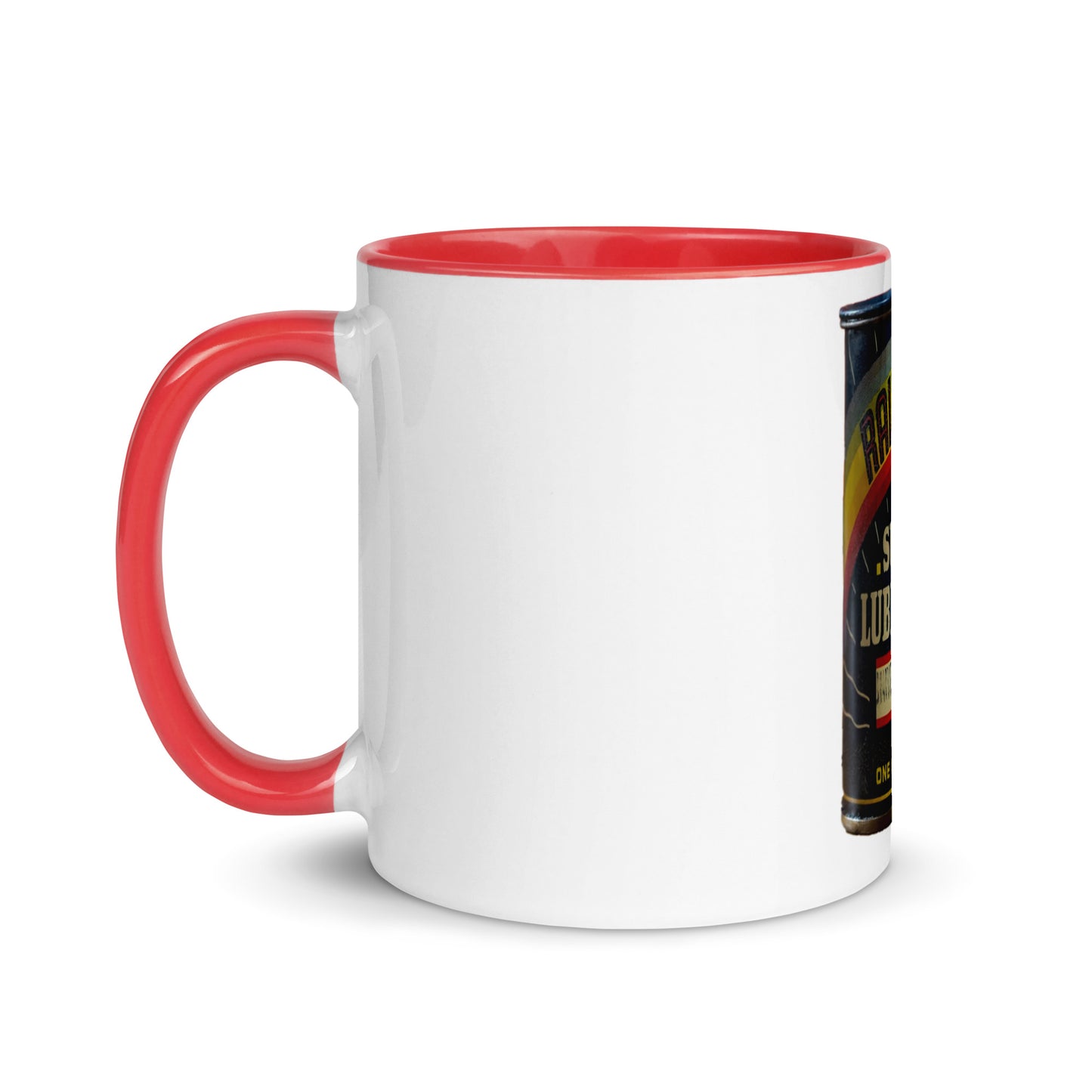 Vintage Grease Soup Can Style Mug with Color Inside