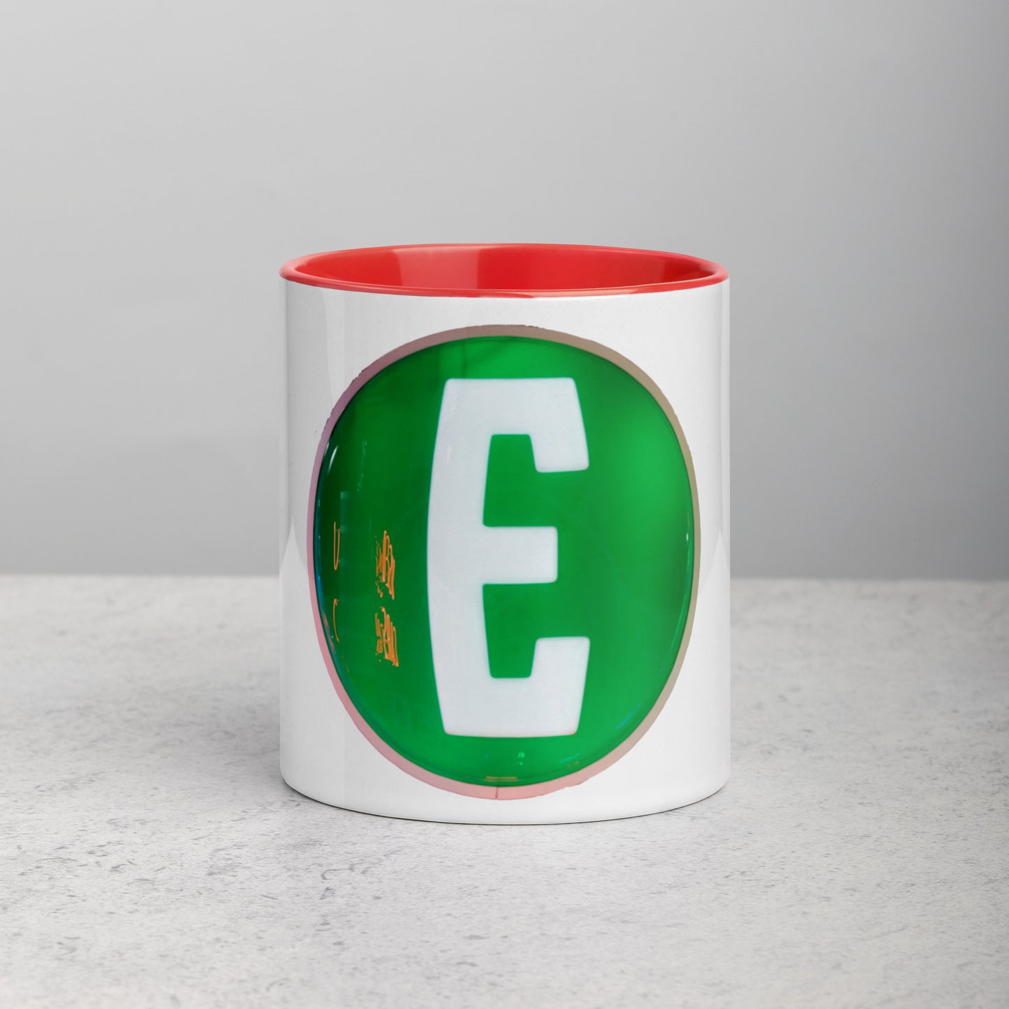 Edsel Globe Style Design Mug with Color Inside