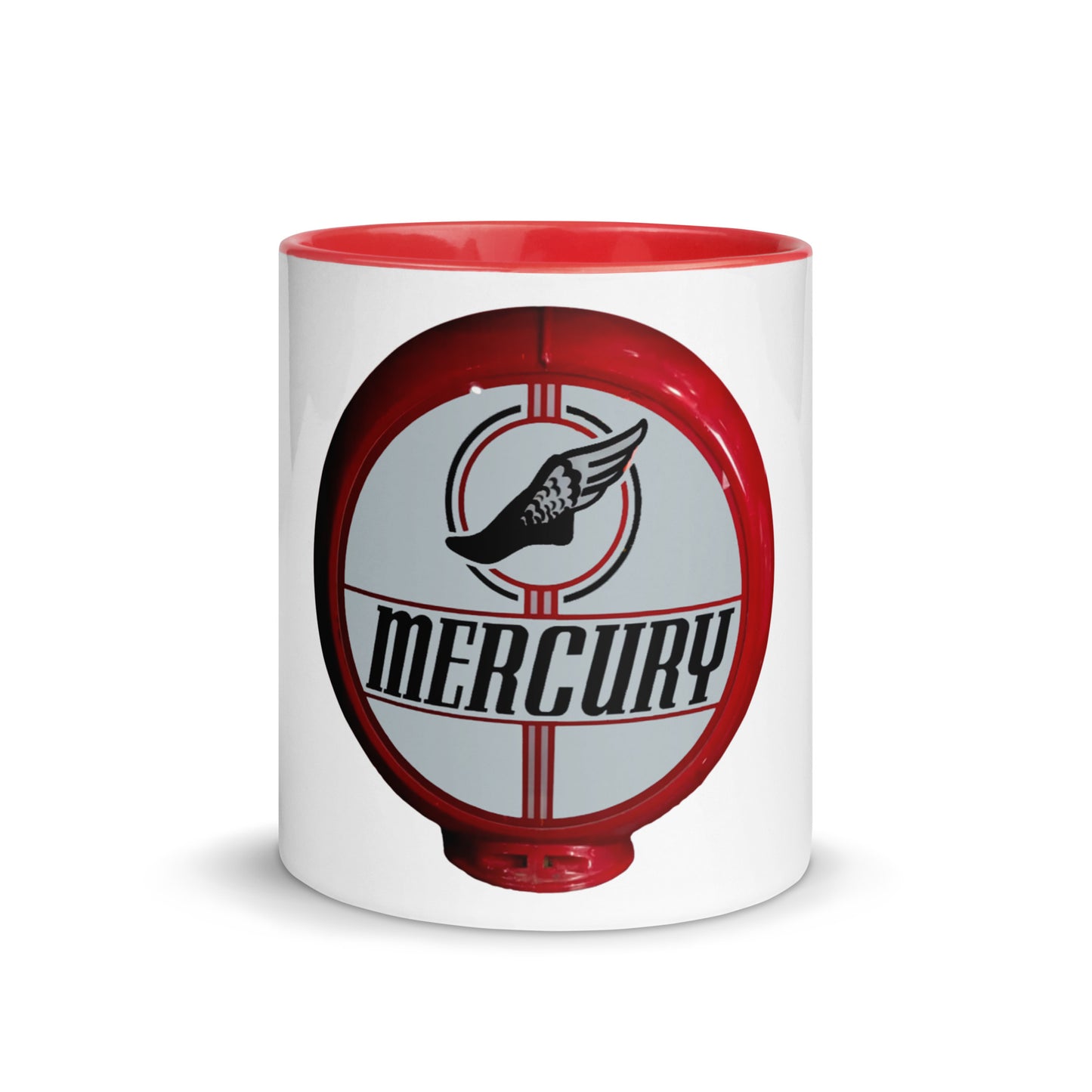 Retro Mercury Gas Globe Style Mug with Color Inside