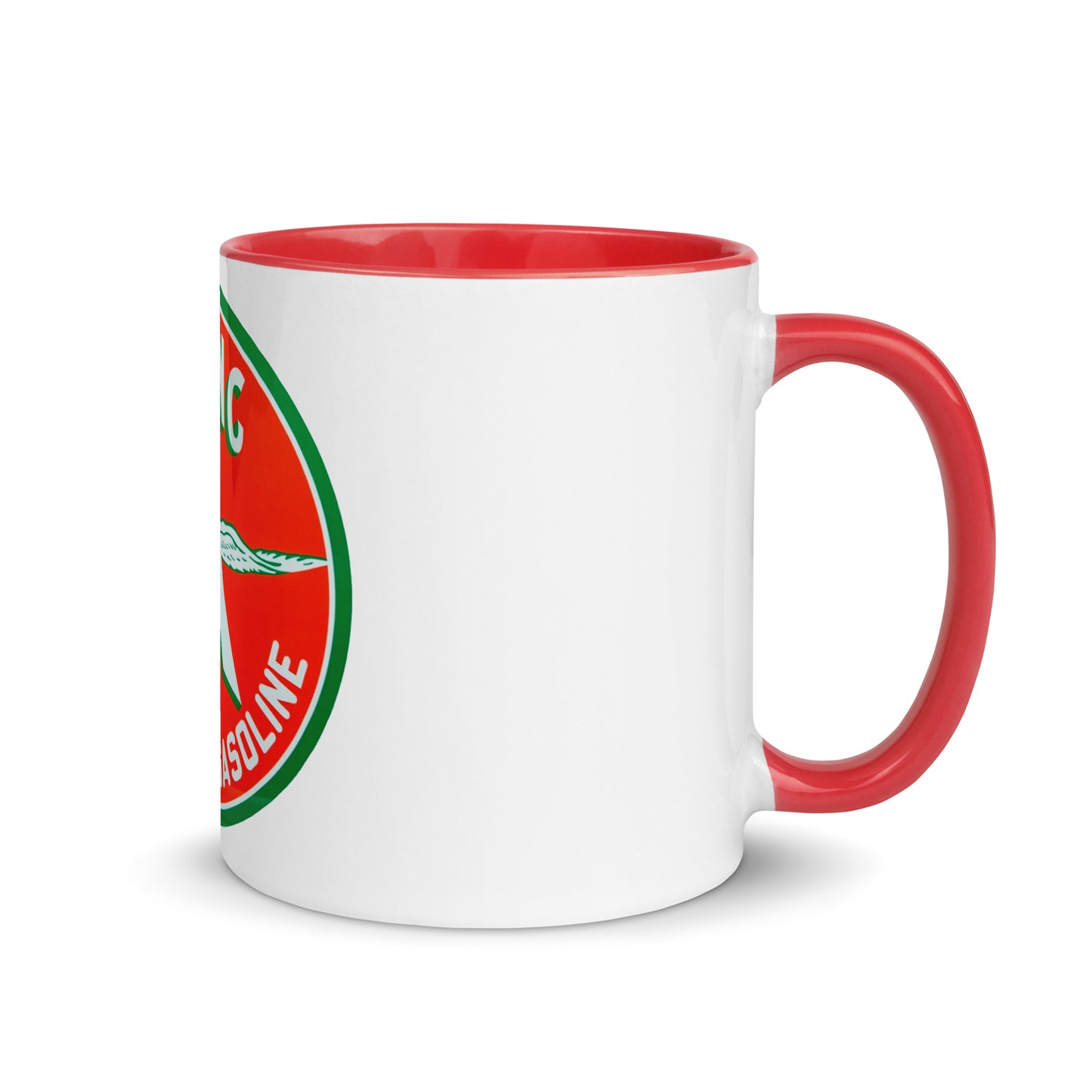 Vintage Flying A Porcelain Style Design Mug with Color Inside