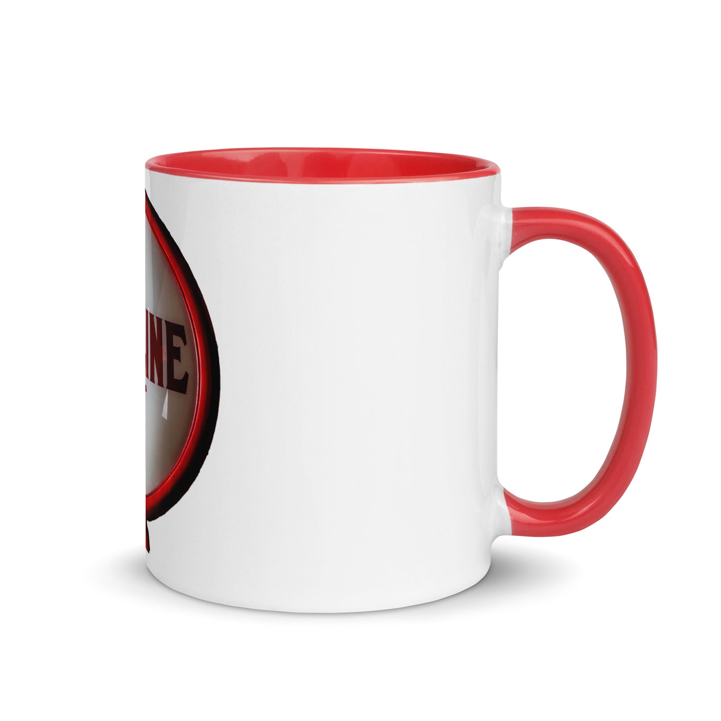 Vintage Gas Globe design Mug with Color Inside