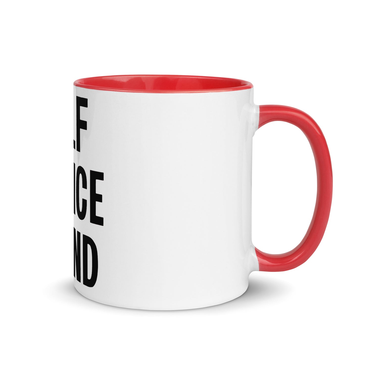 Self Service Island Design Mug with Color Inside