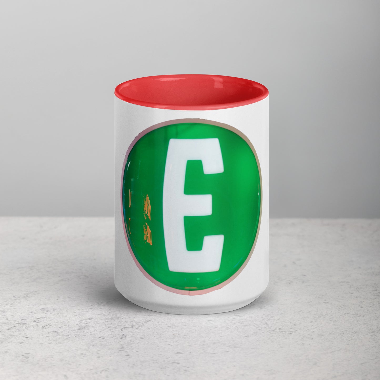 Edsel Globe Style Design Mug with Color Inside