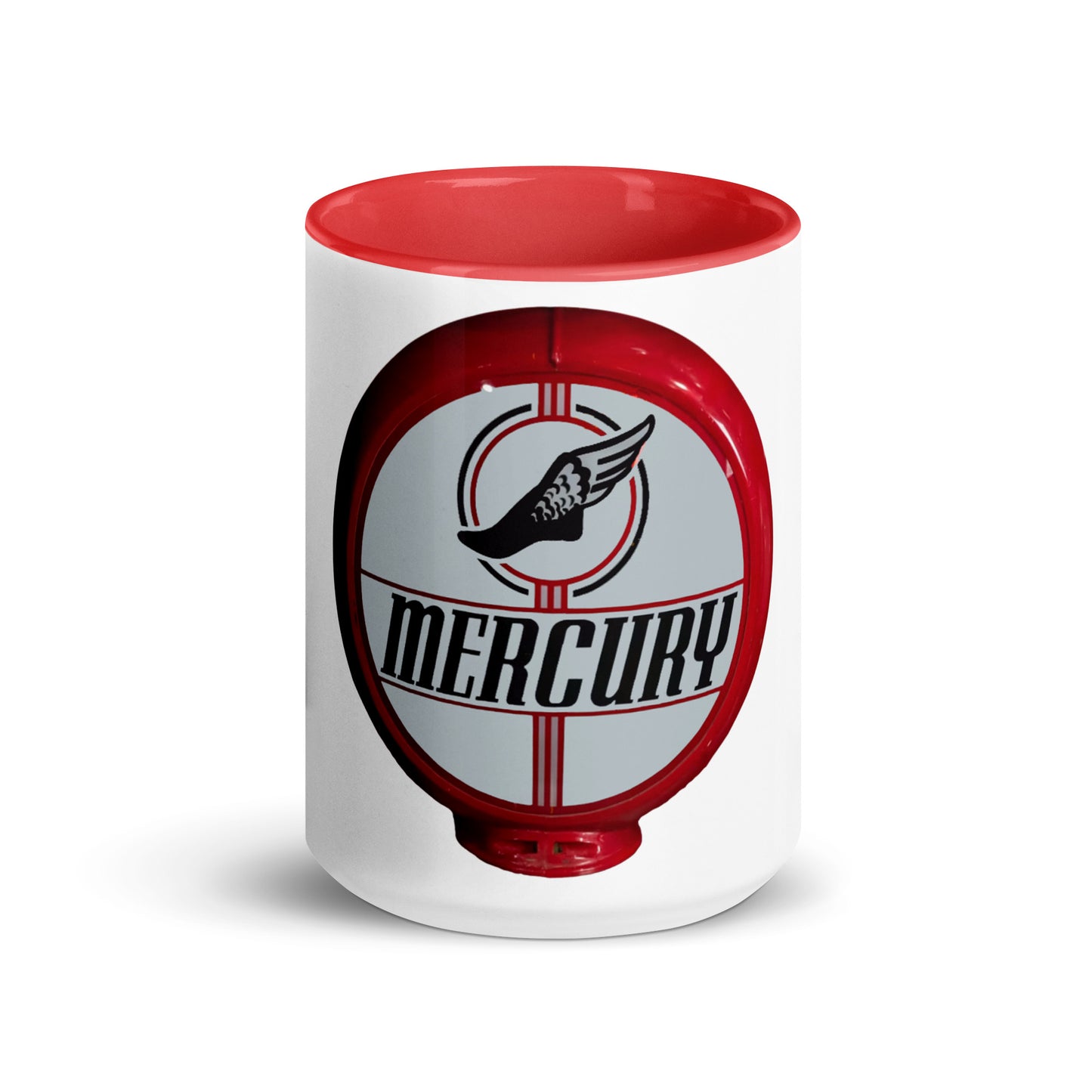 Retro Mercury Gas Globe Style Mug with Color Inside