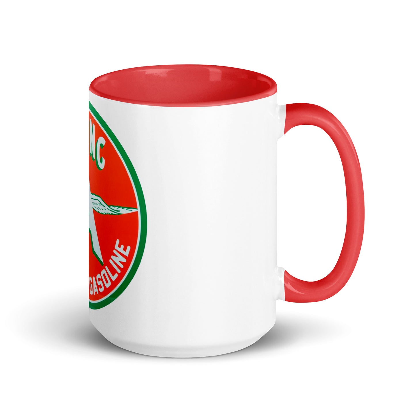 Vintage Flying A Porcelain Style Design Mug with Color Inside