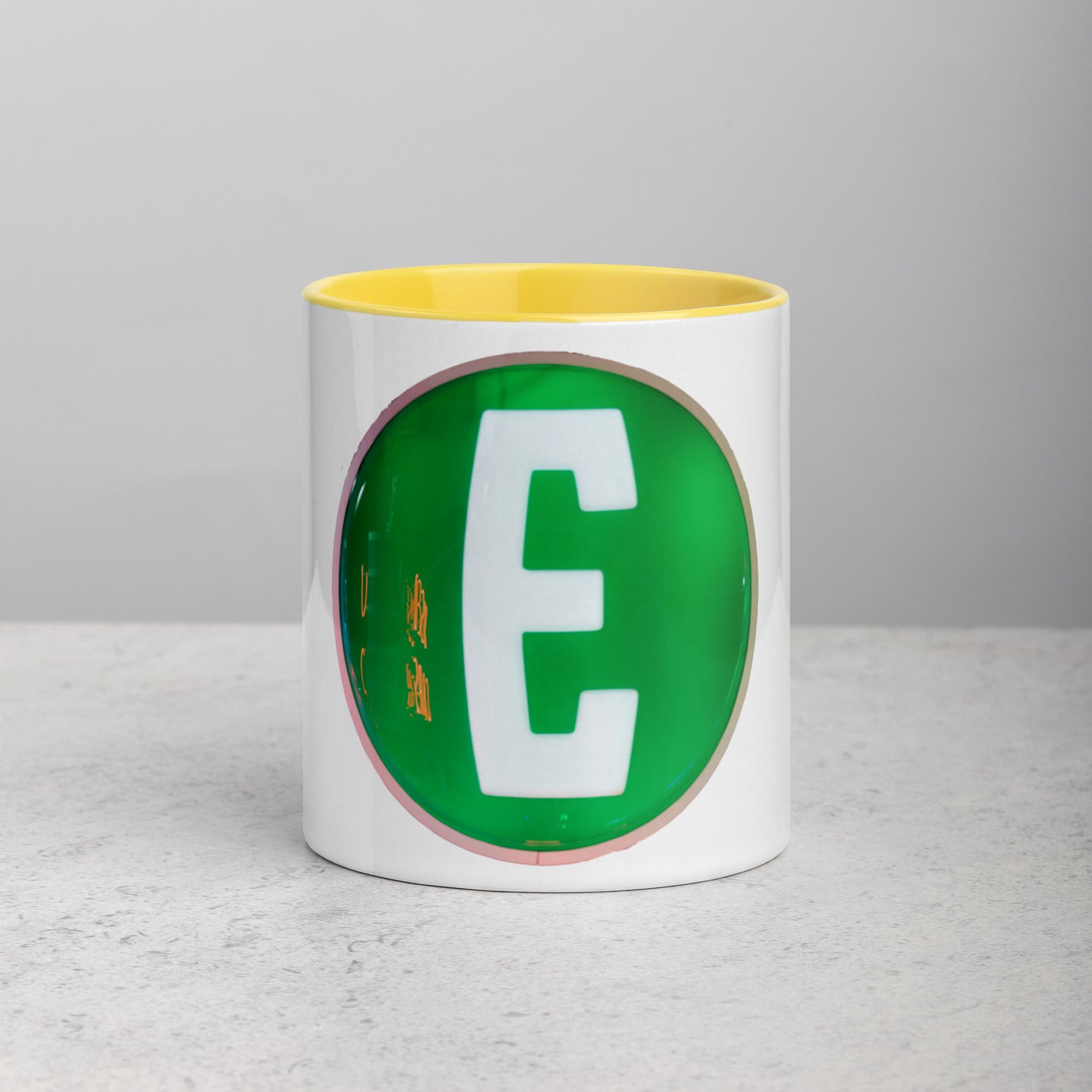 Edsel Globe Style Design Mug with Color Inside