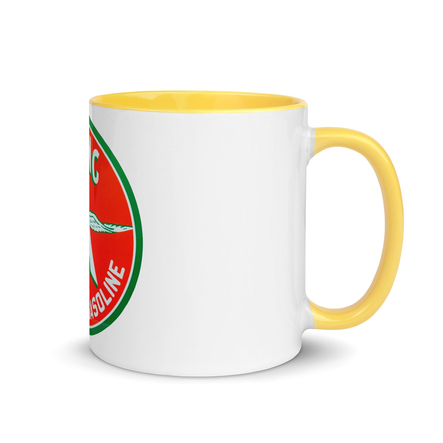 Vintage Flying A Porcelain Style Design Mug with Color Inside
