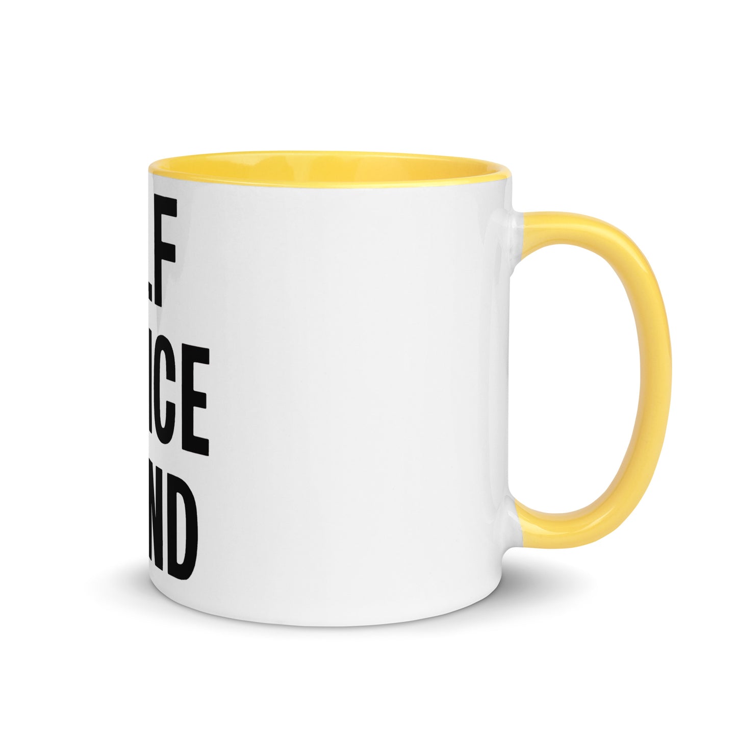 Self Service Island Design Mug with Color Inside