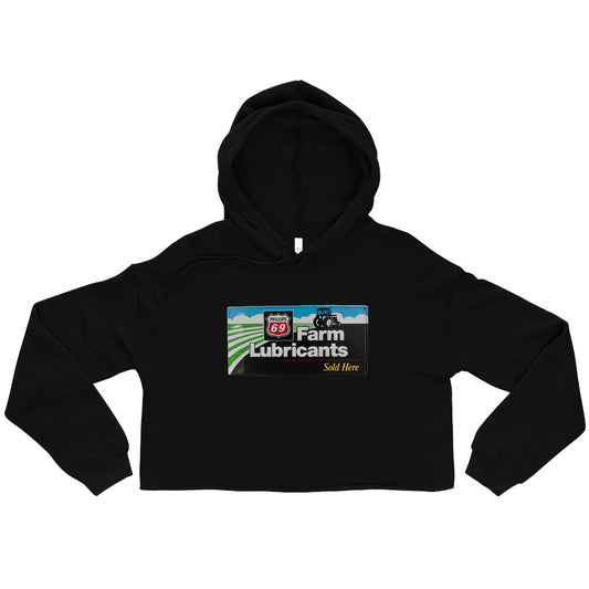 Phillips 69 License Plate Style Crop Hoodie