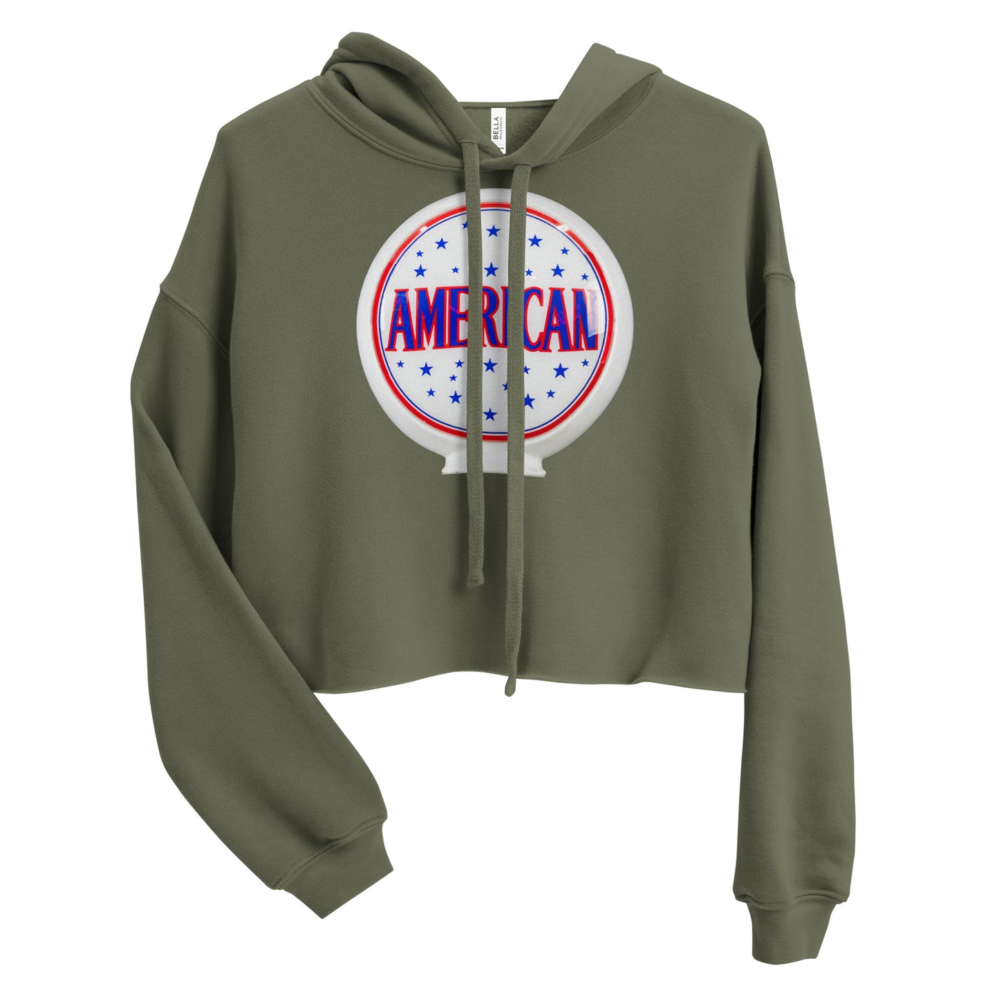 American Gas Globe Style Crop Hoodie