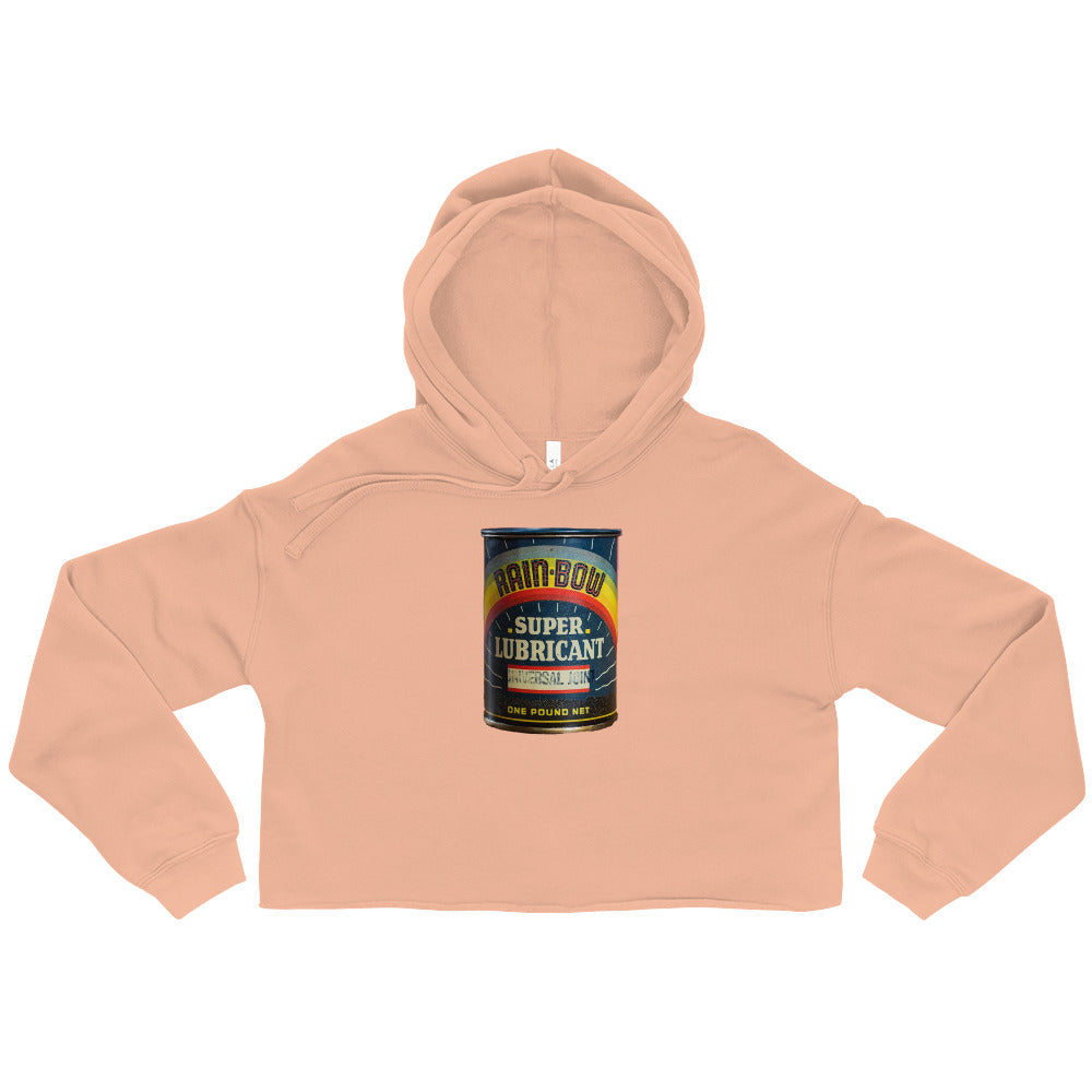 Vintage Grease Soup Can Style Crop Hoodie