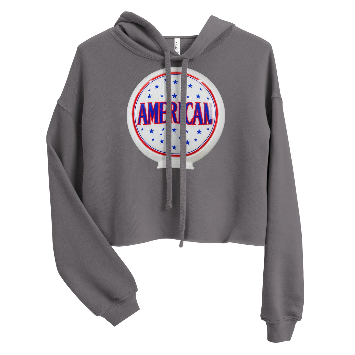 American Gas Globe Style Crop Hoodie