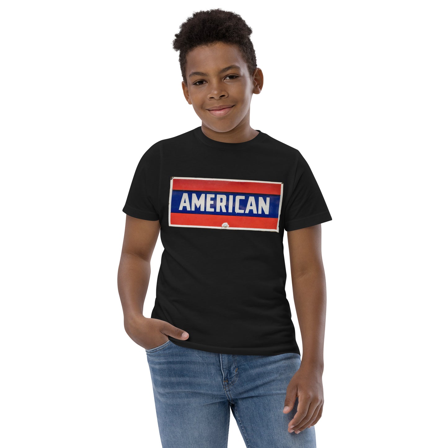 American Sign Porcelain Vintage Style Youth jersey t-shirt