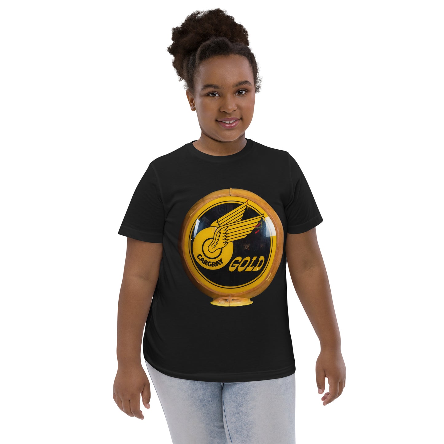 Cargray Gold Globe Style Youth jersey t-shirt