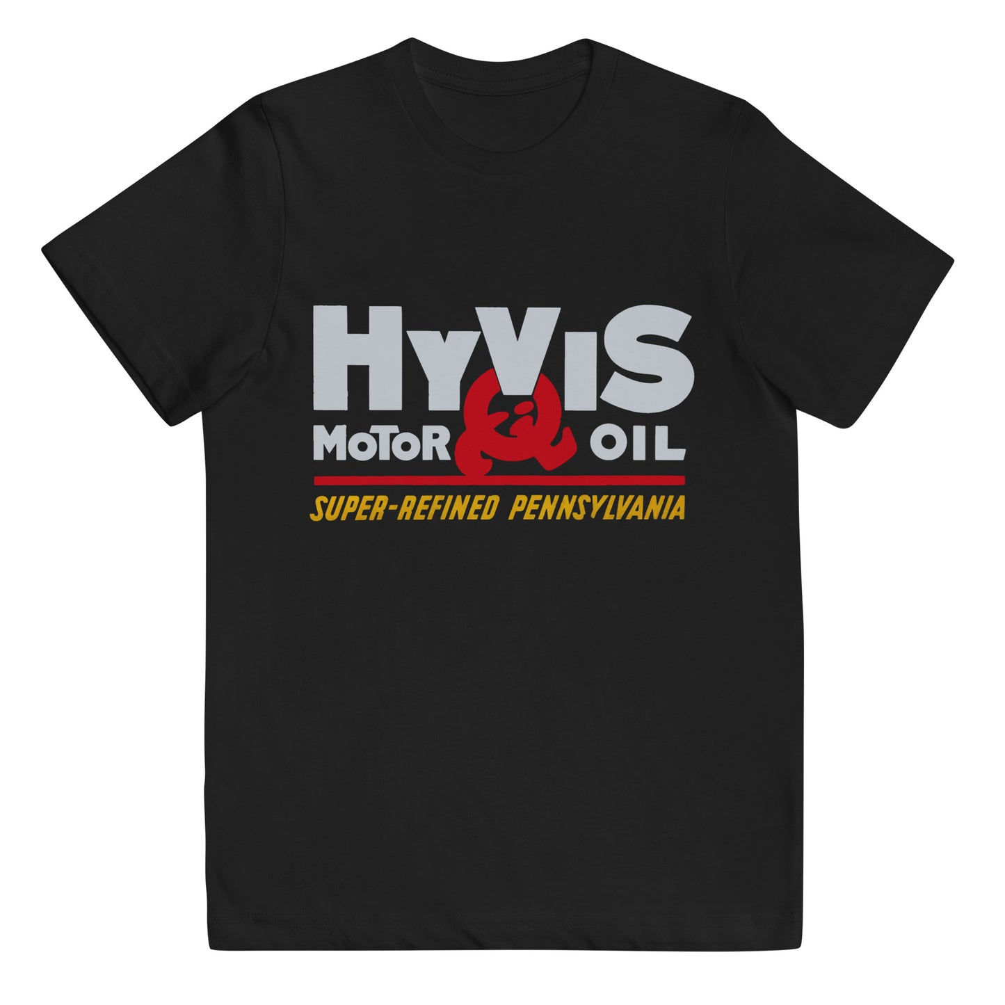 Vintage Porcelain Motor Oil Sign Youth jersey t-shirt