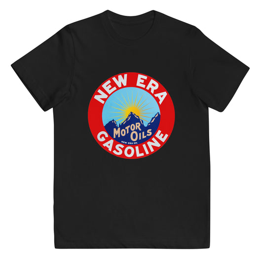 Retro Gas Sign New Era Youth jersey t-shirt