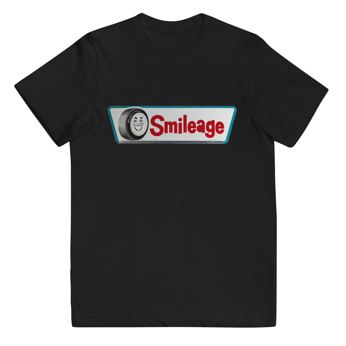 Retro Smileage Tire Sign Youth jersey t-shirt